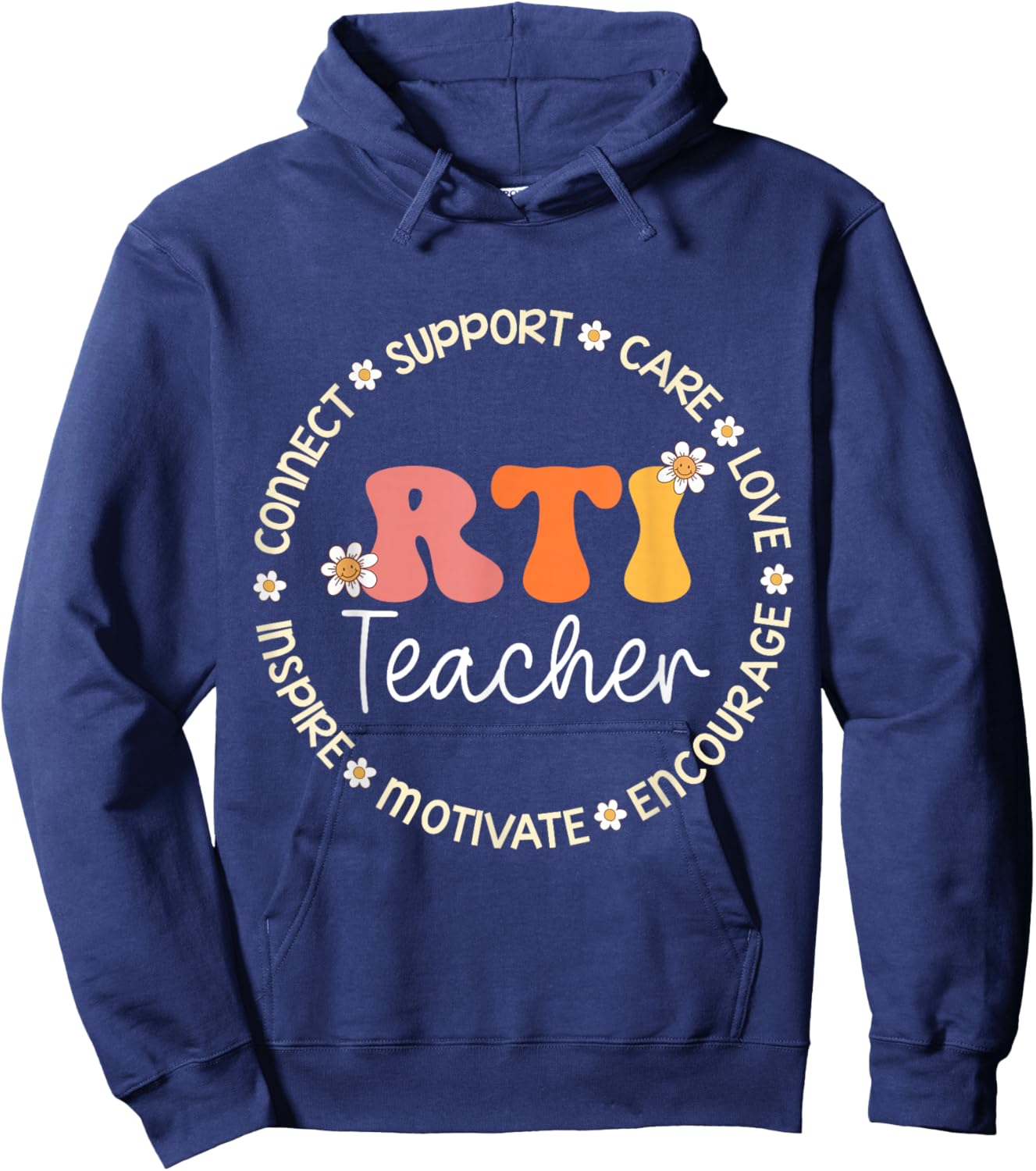 RTI Teacher Appreciation Week Back to School Women Kids Hoodie - Hoodie | Navy
