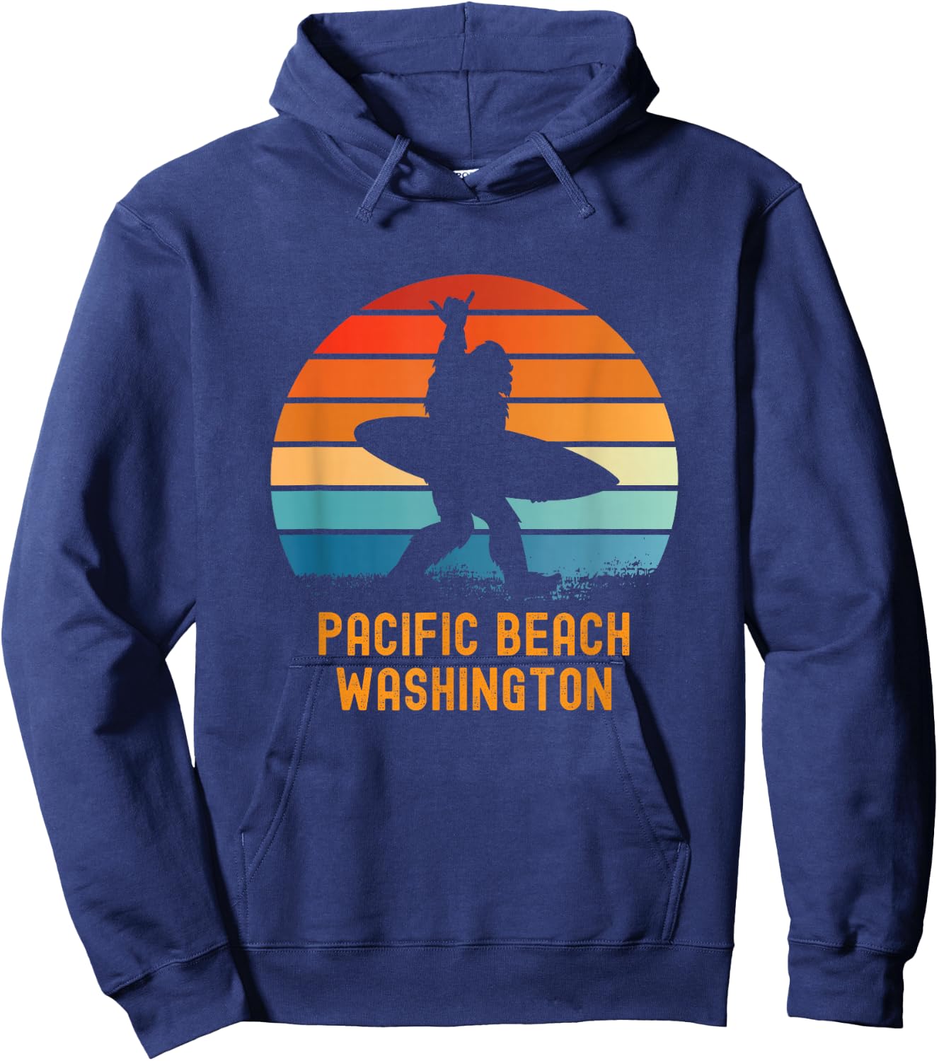 Pacific Beach - Washington Sasquatch Souvenir Hoodie - Hoodie | Navy