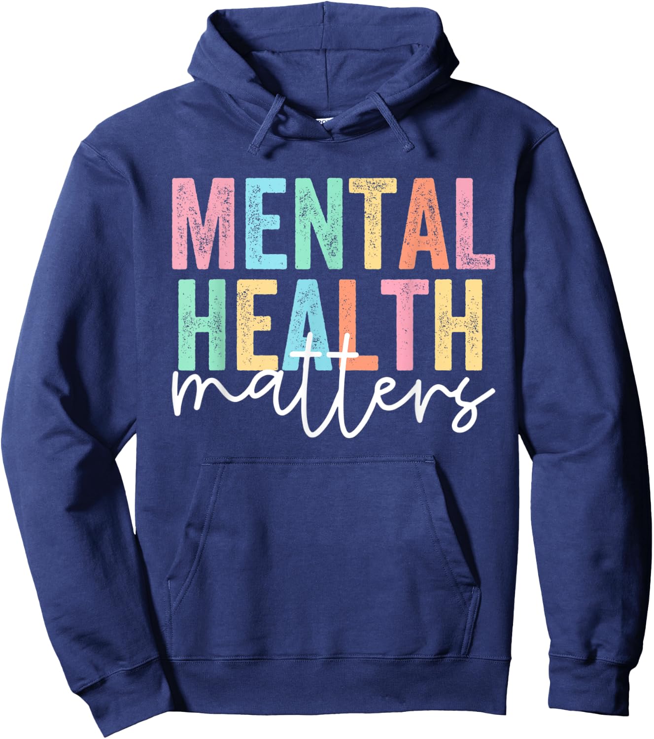Mental Health Matters Hoodie - Hoodie | Navy