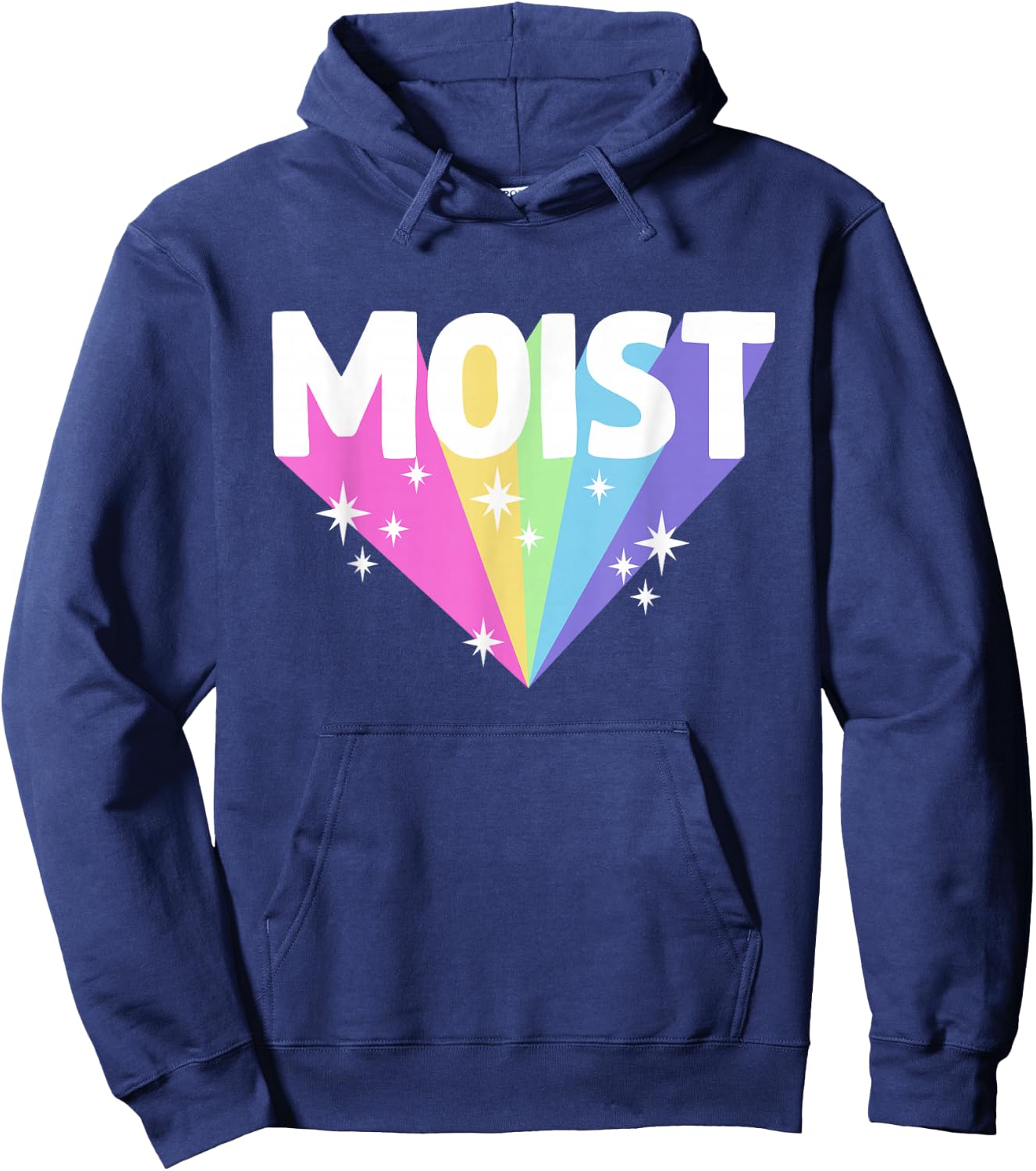 Moist Funny Meme Offensive Weird Cool Hilarious Humorous Hoodie - Hoodie | Navy