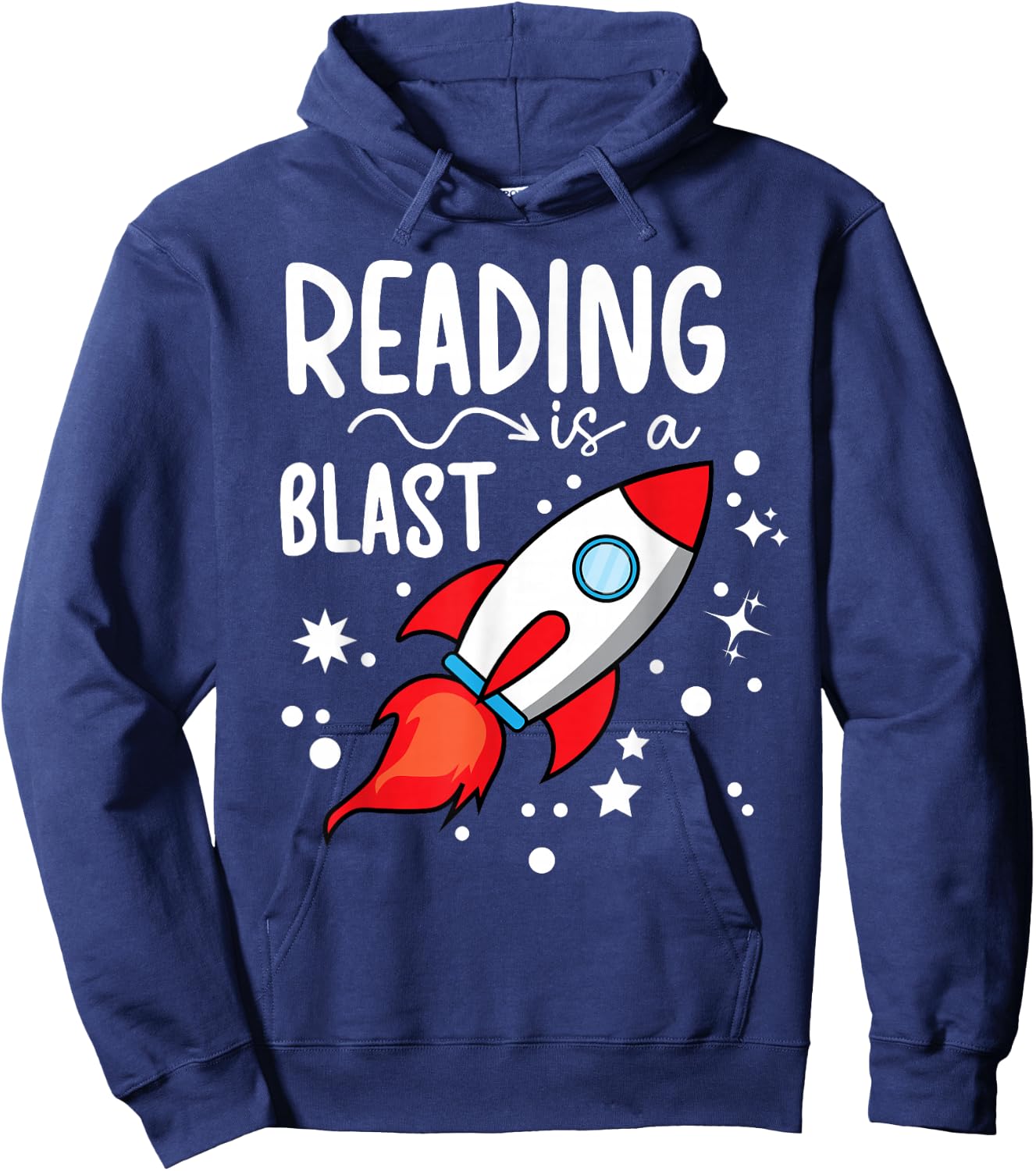 Reading Is A Blast Reading Specialist Hoodie - Hoodie | Navy