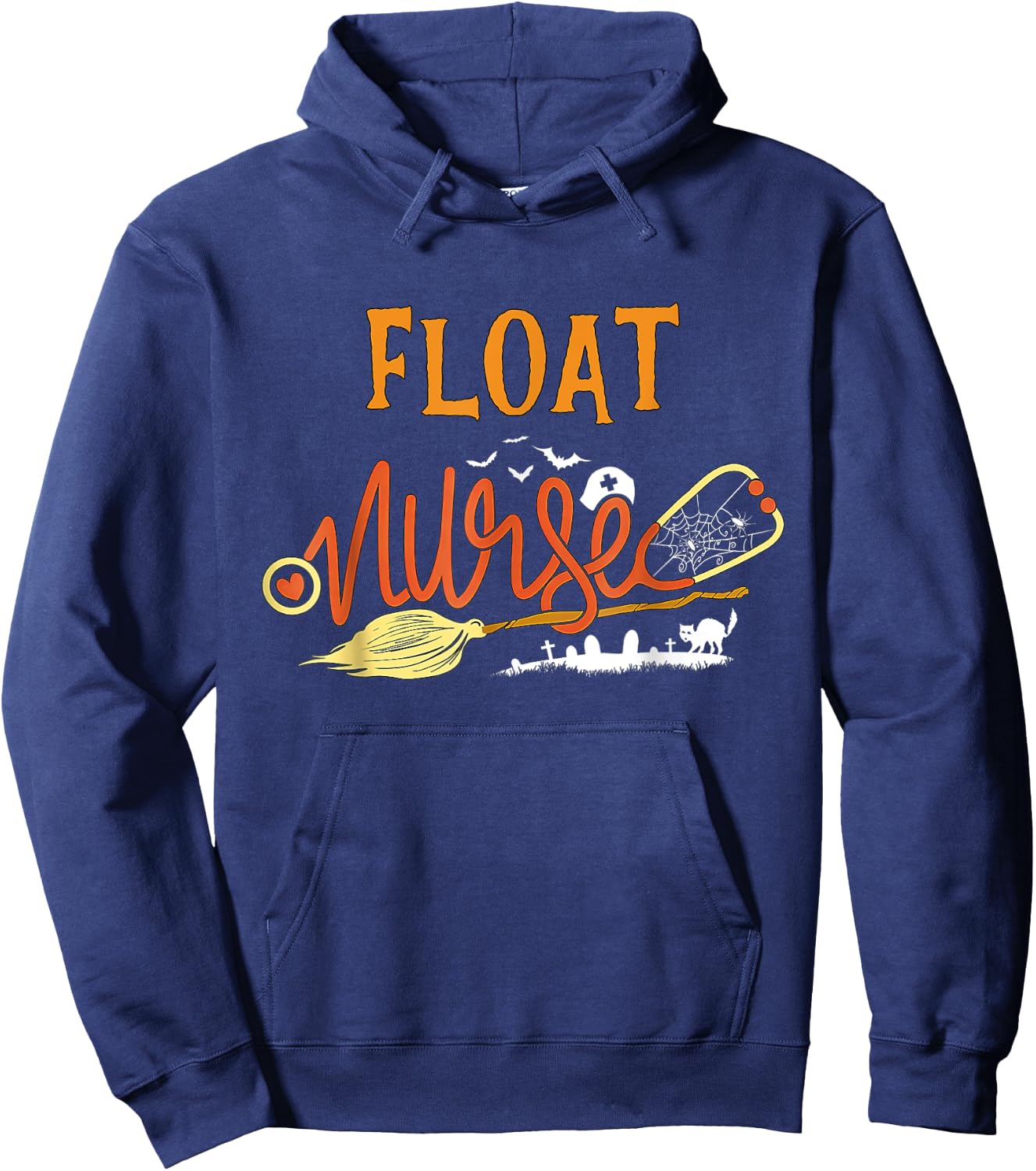 Float Nurse Halloween NURSE'S DAY Float Nurse Bu HOT Nurse Hoodie - Hoodie | Navy