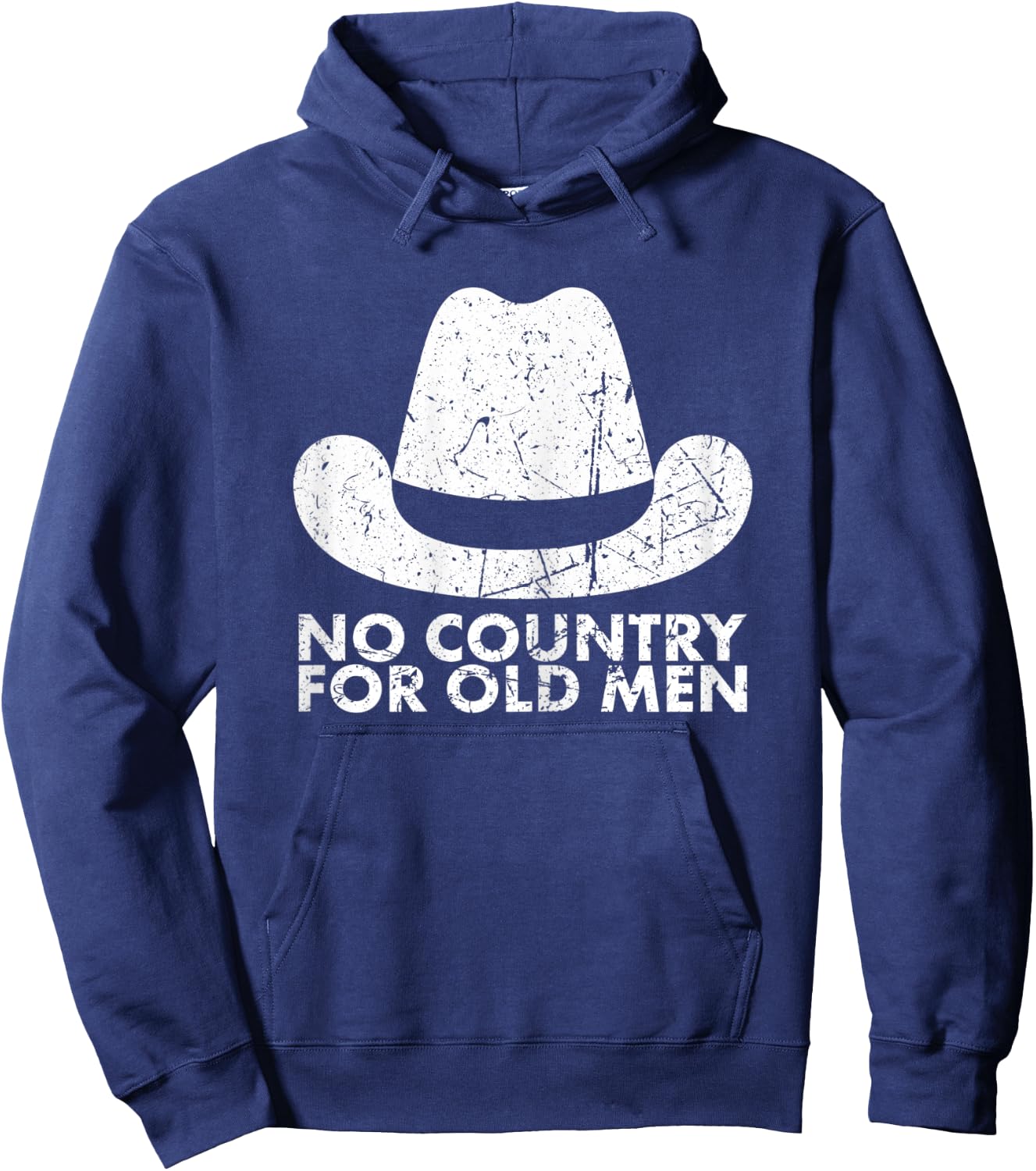 No Country For Old Men For Grow Old Age Hoodie - Hoodie | Navy