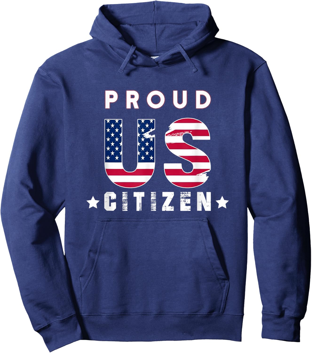 Proud to be an US citizen gift women men american Hoodie - Hoodie | Navy