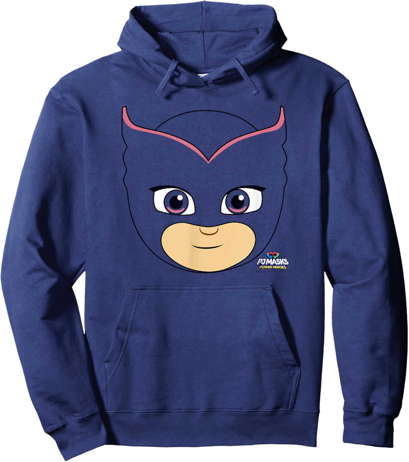 PJ Masks Owlette Power Hero Big Face Logo Hoodie - Hoodie | Navy