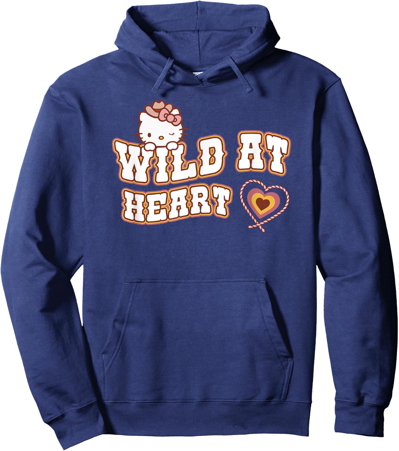 Hello Kitty Wild At Heart Hoodie - Hoodie | Navy