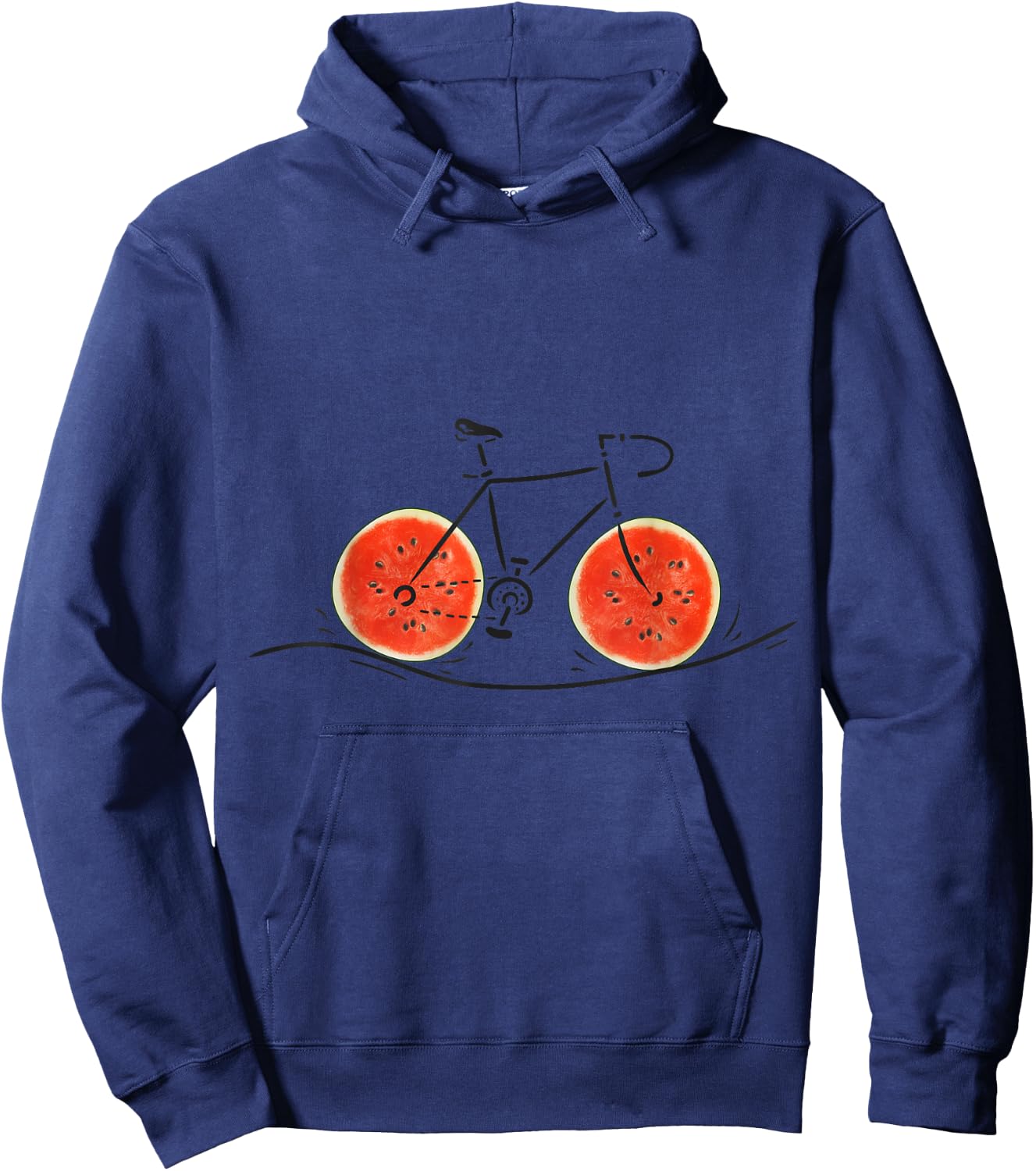 Fruity Bicycle watermelon Lover MTB Biker Hoodie - Hoodie | Navy
