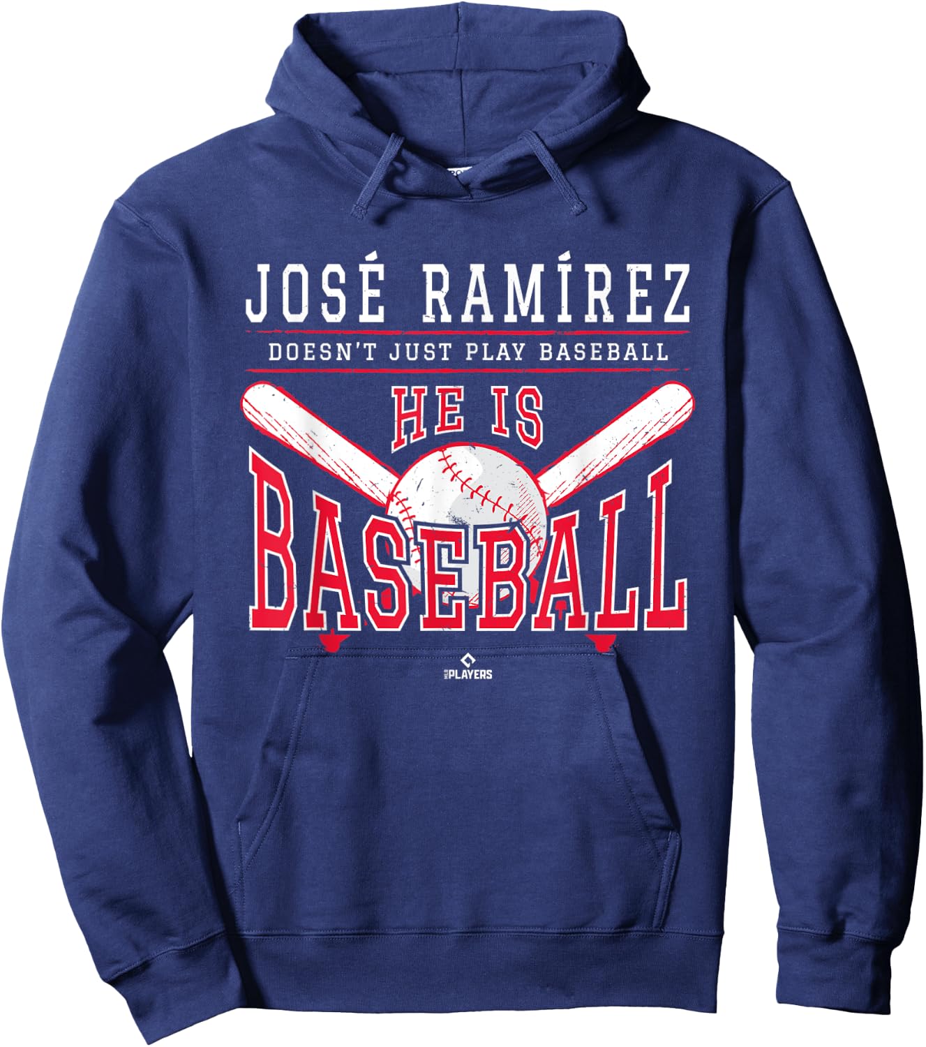 Jose Ramirez Doesn't Just Play Baseball He is Baseball Hoodie - Hoodie | Navy