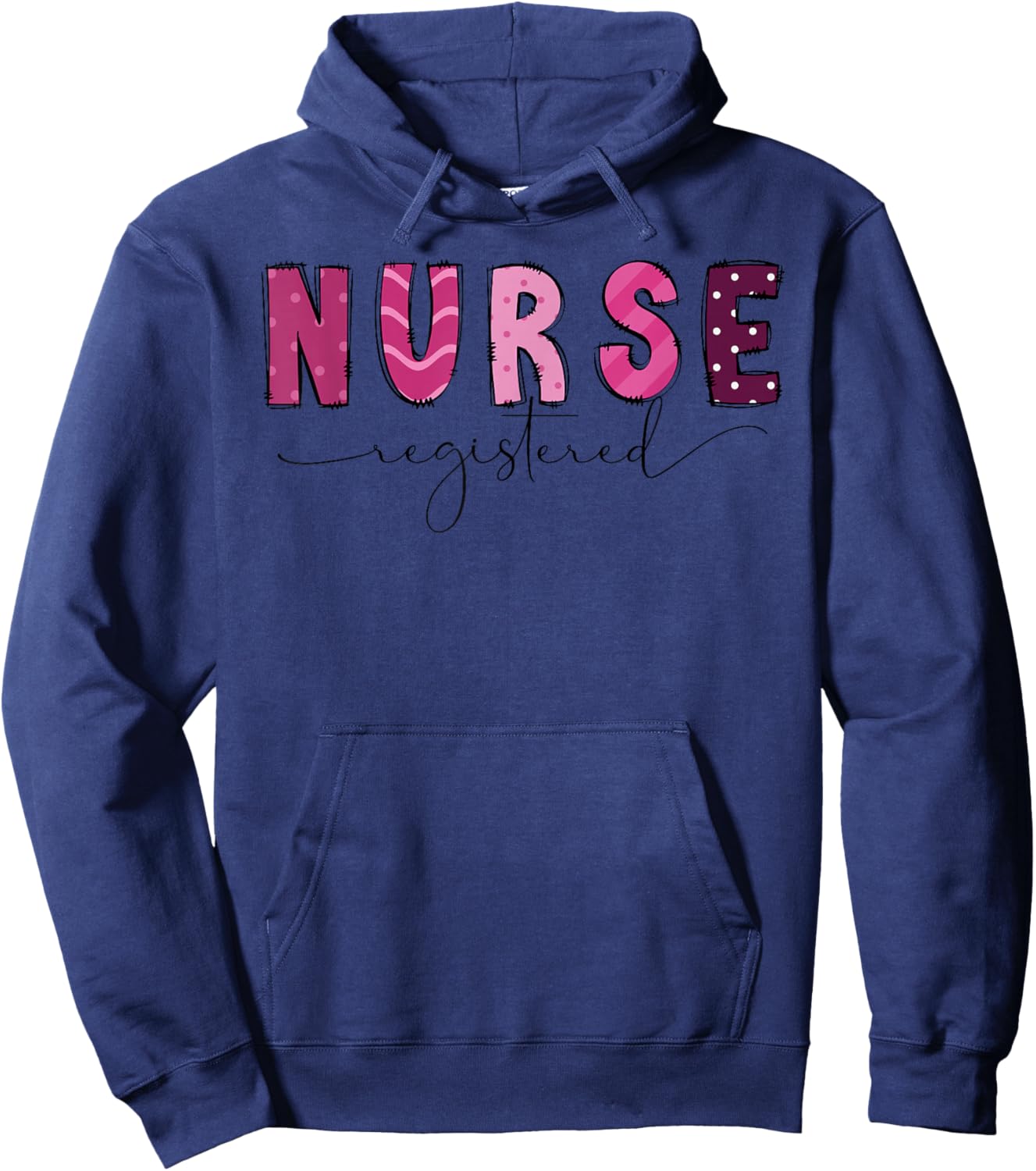 RN Nurse Registered Nurse Nursing School Women Hoodie - Hoodie | Navy
