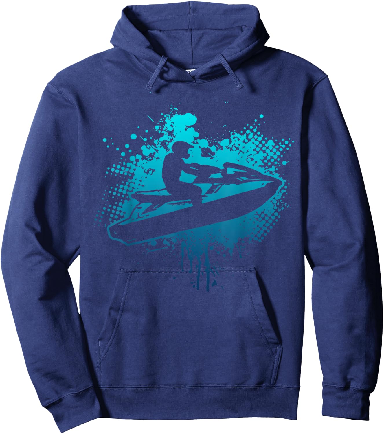 Jet Ski Water Sports Lake Jet Skiing Hoodie - Hoodie | Navy