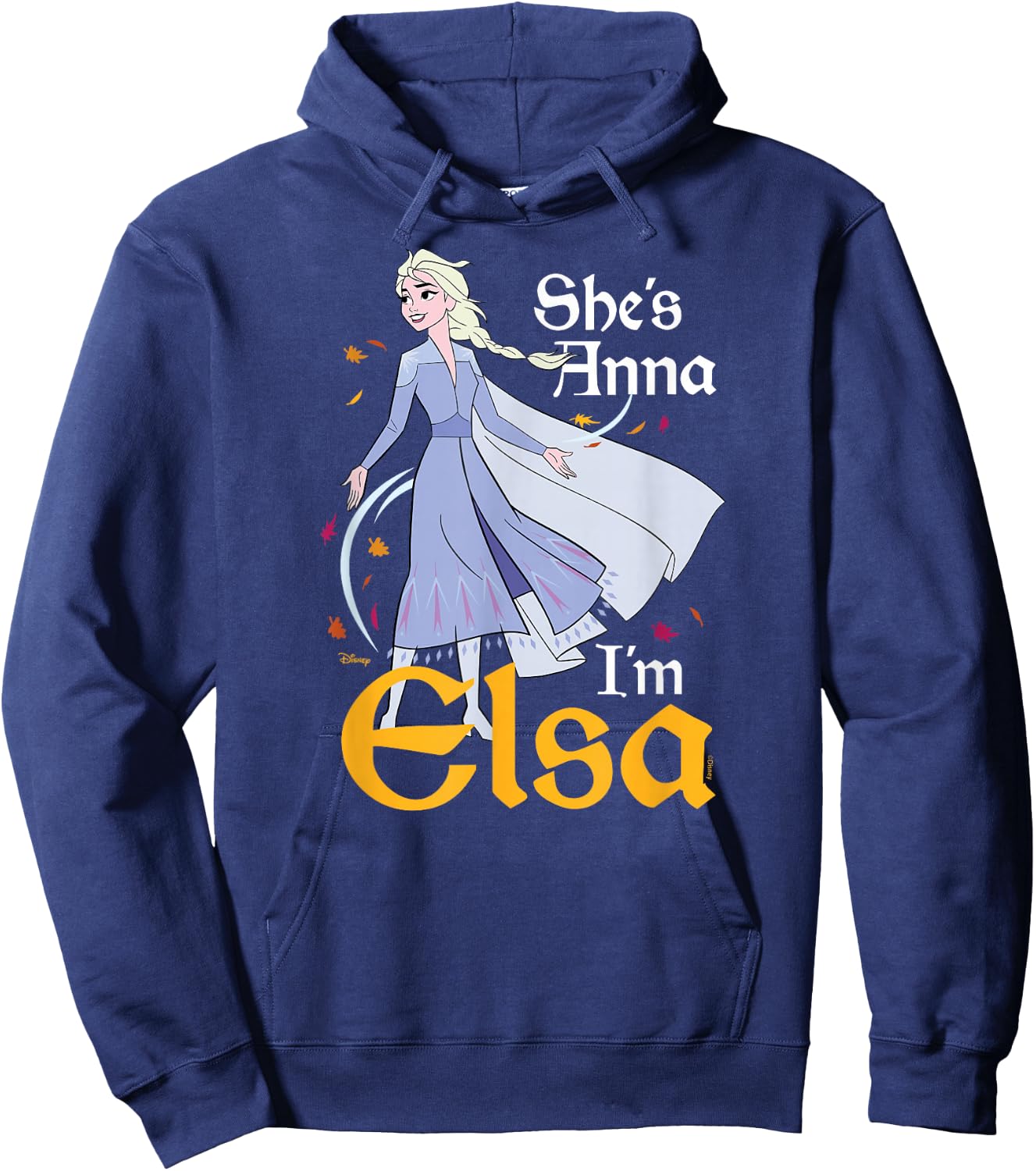 Frozen - She's Anna I'm Elsa Hoodie - Hoodie | Navy