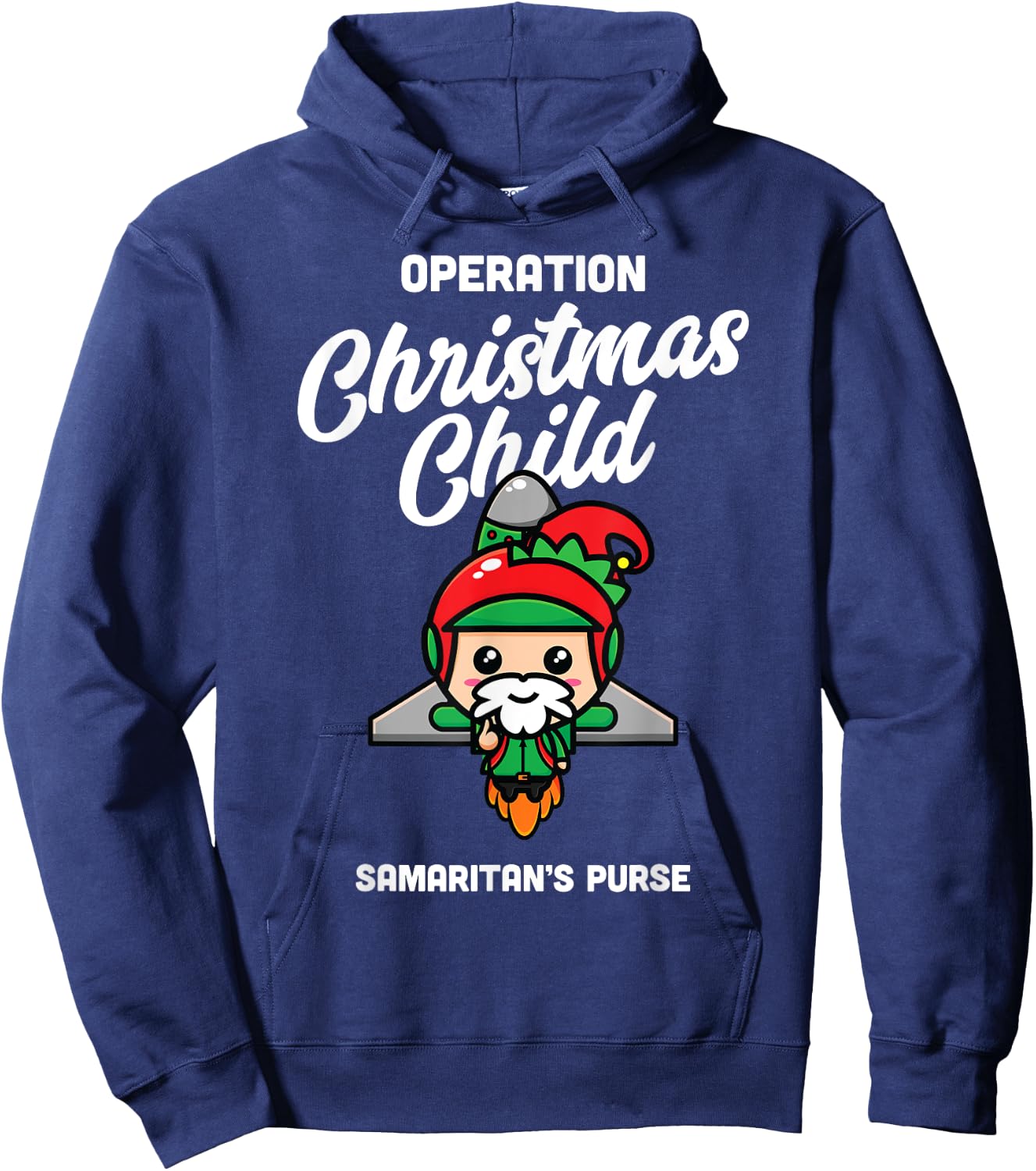 Operation Christmas Child Samaritan's Purse Christmas Xmas Hoodie - Hoodie | Navy