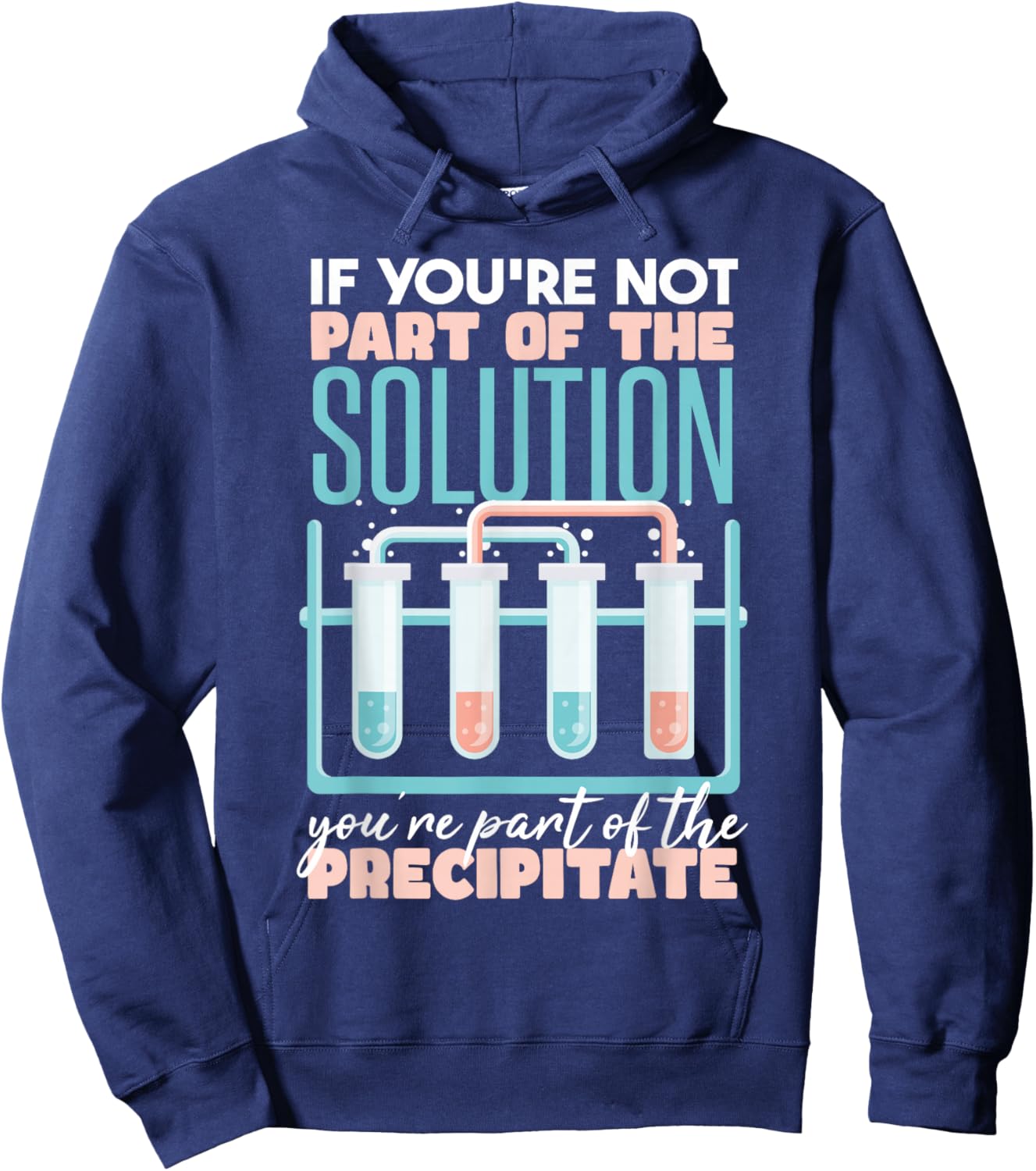 Funny Chemistry Pun Hoodie - Hoodie | Navy