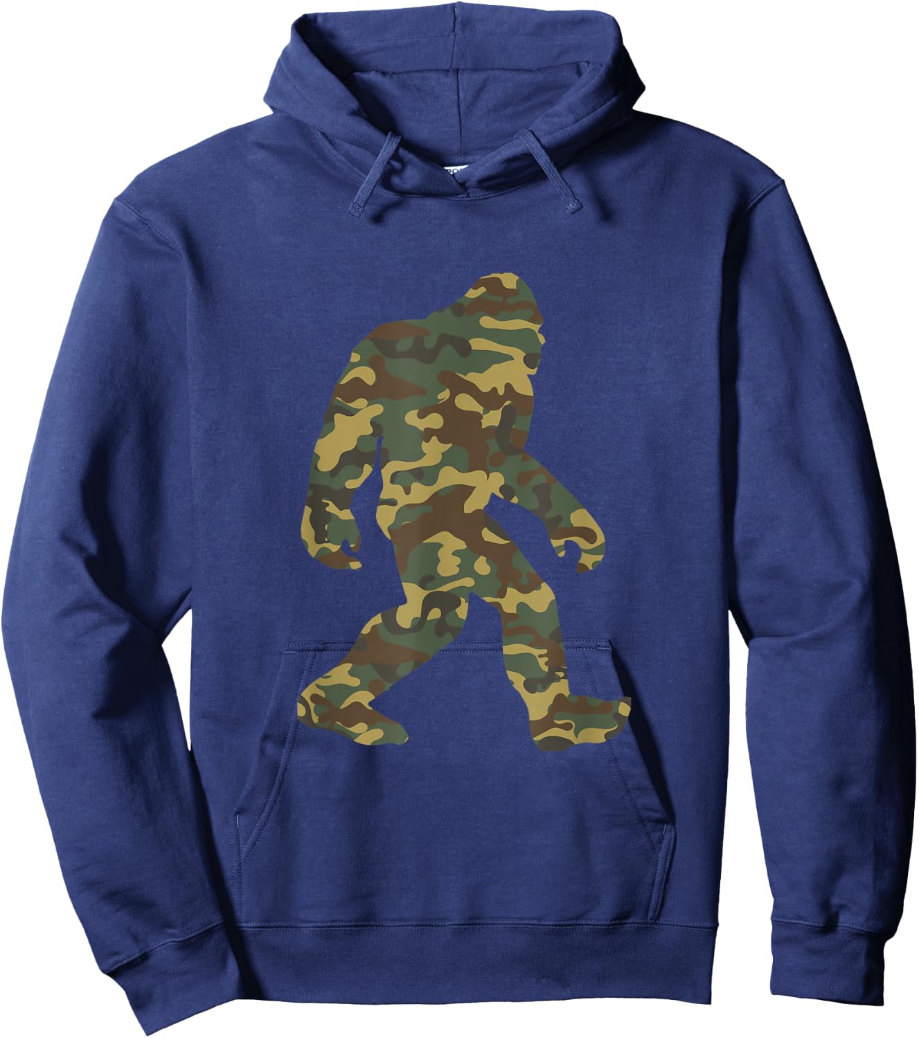 Camouflage Bigfoot Sasquatch Camo Army Pattern Big Foot Hoodie - Hoodie | Navy