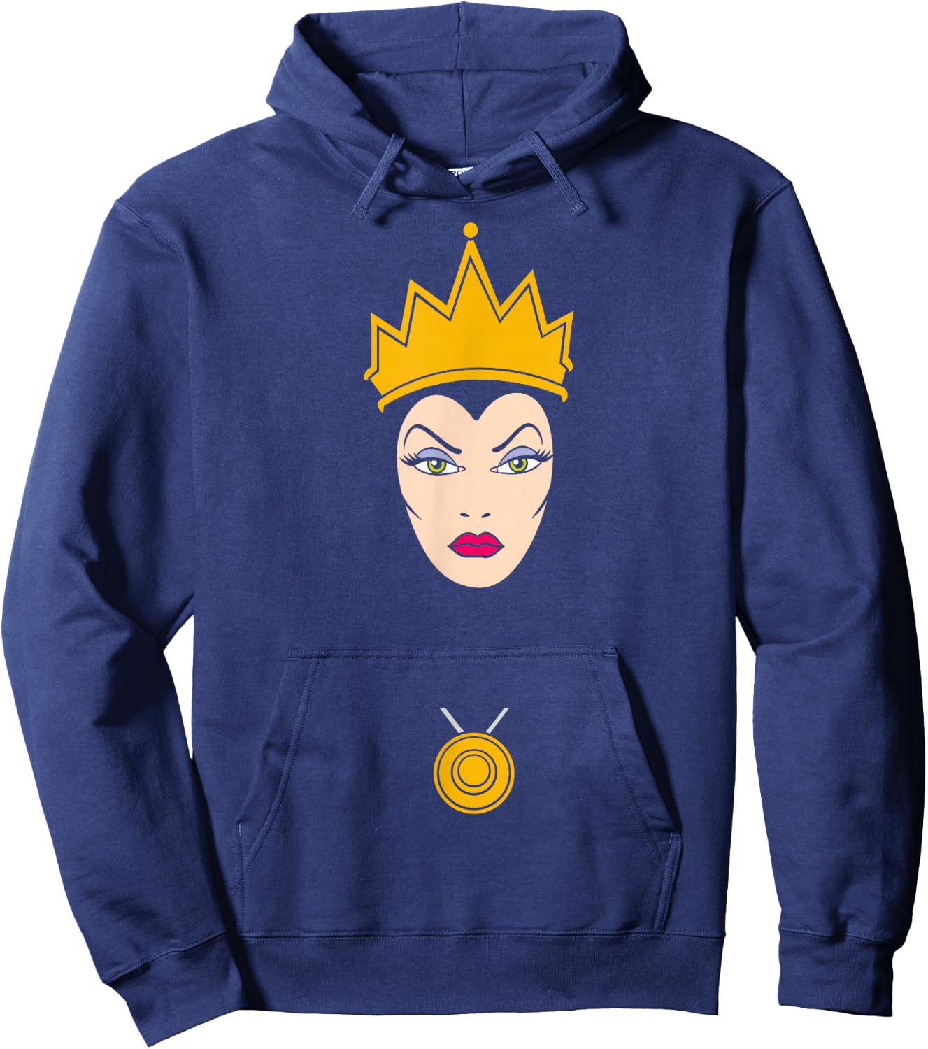 Disney Villains Evil Queen Big Face Hoodie - Hoodie | Navy
