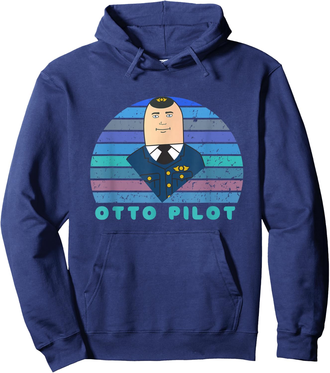 Airplane! Movie Shirt, Classic Cinema, Otto Pilot, Movies Hoodie - Hoodie | Navy
