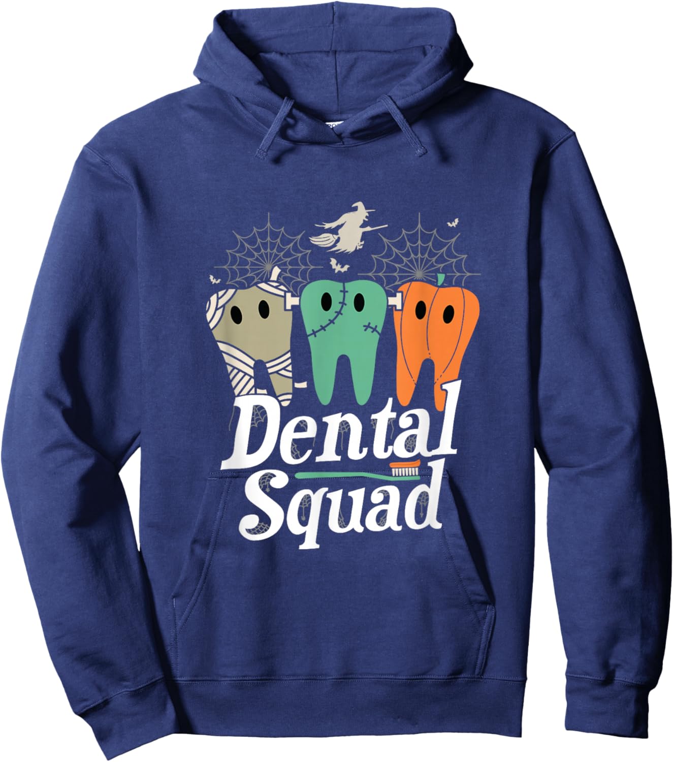 Dental Squad Halloween Costume Trick Or Treat Dentist Hoodie - Hoodie | Navy