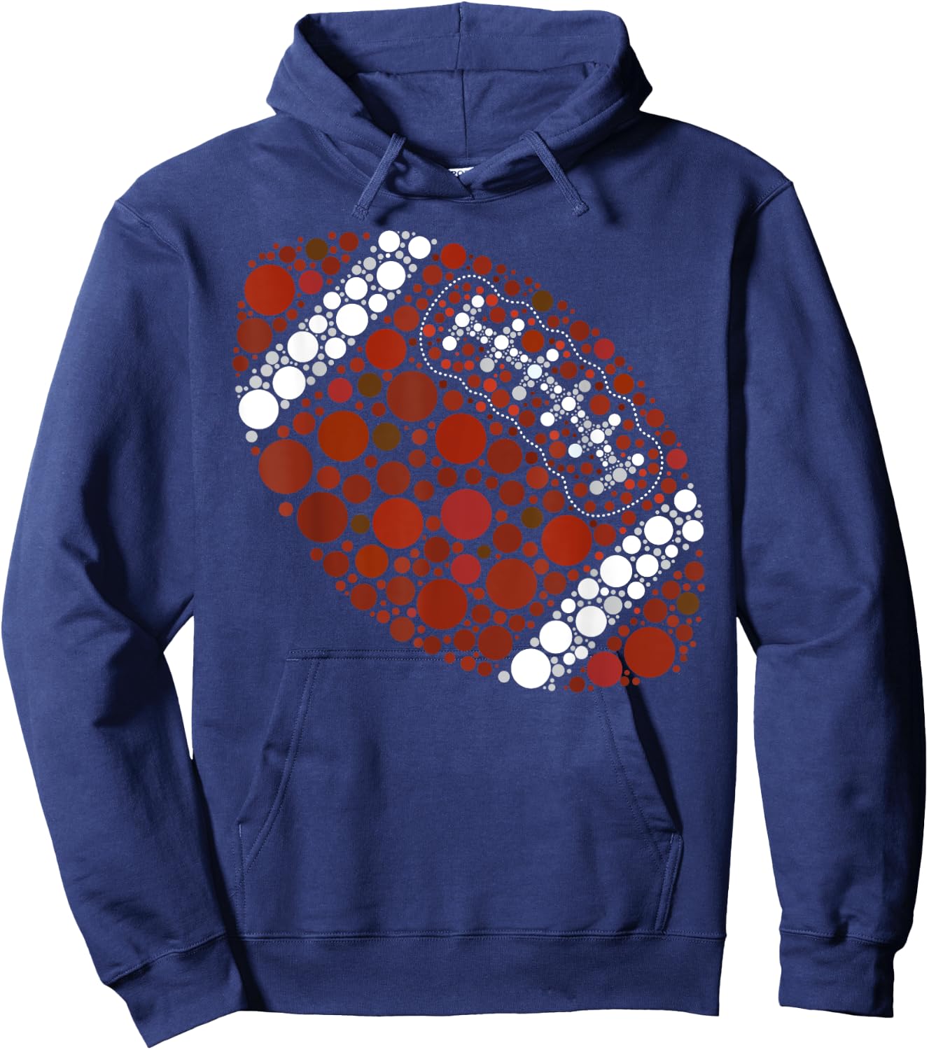International Dot Day Football sports boys girls teacher Hoodie - Hoodie | Navy