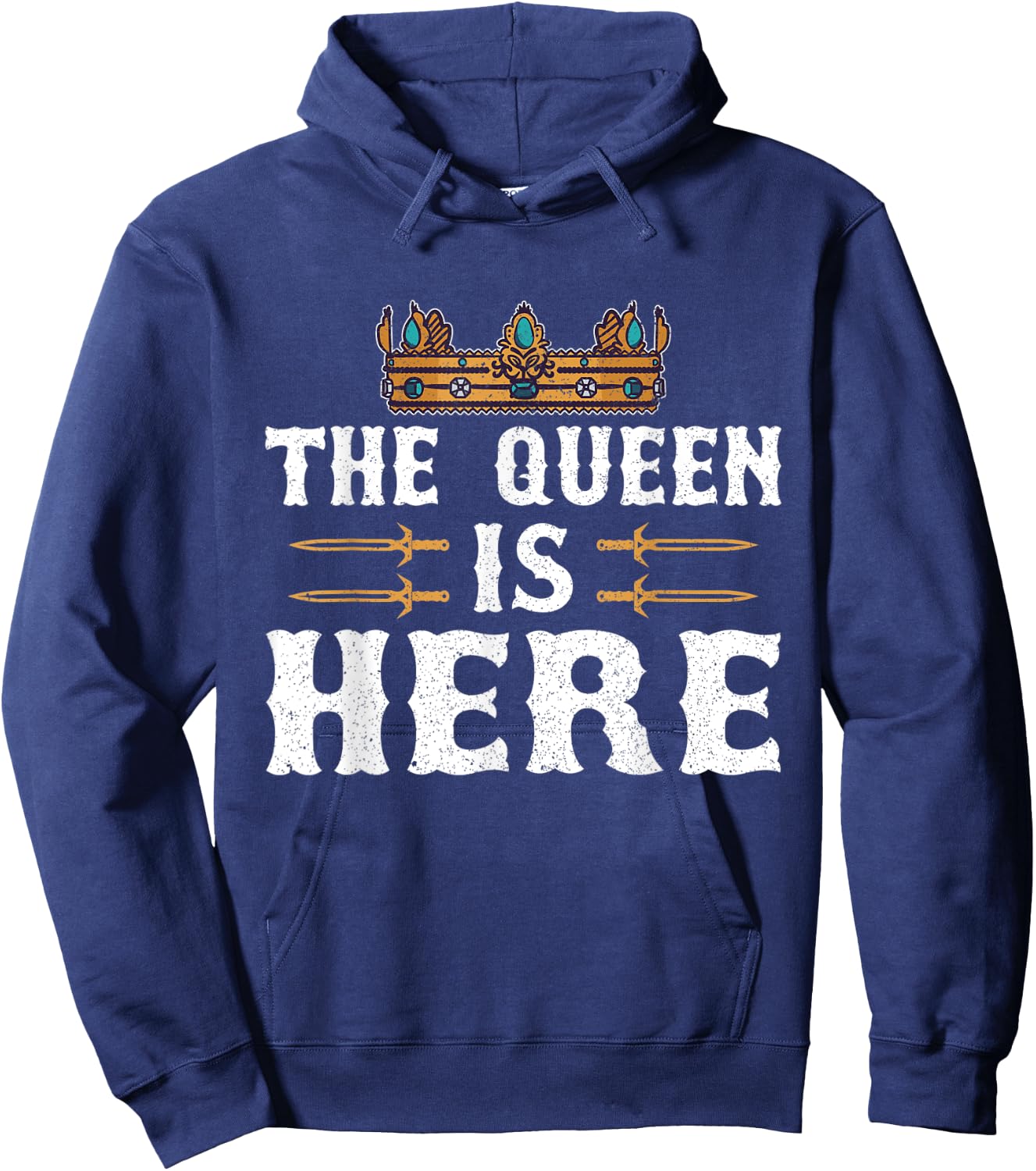 Ren Fair - The Queen Is Here Hoodie - Hoodie | Navy
