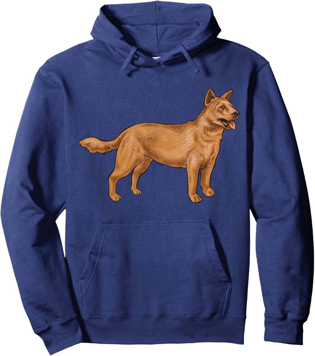 Red Heeler Australian Cattle Dog Women Kids Hoodie - Hoodie | Navy