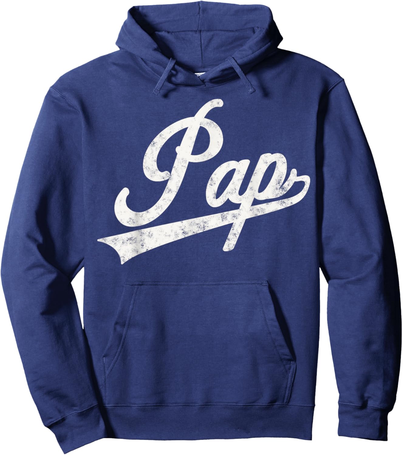 Pap Vintage Retro Style Father’s day Gift Pap Grandpa Hoodie - Hoodie | Navy