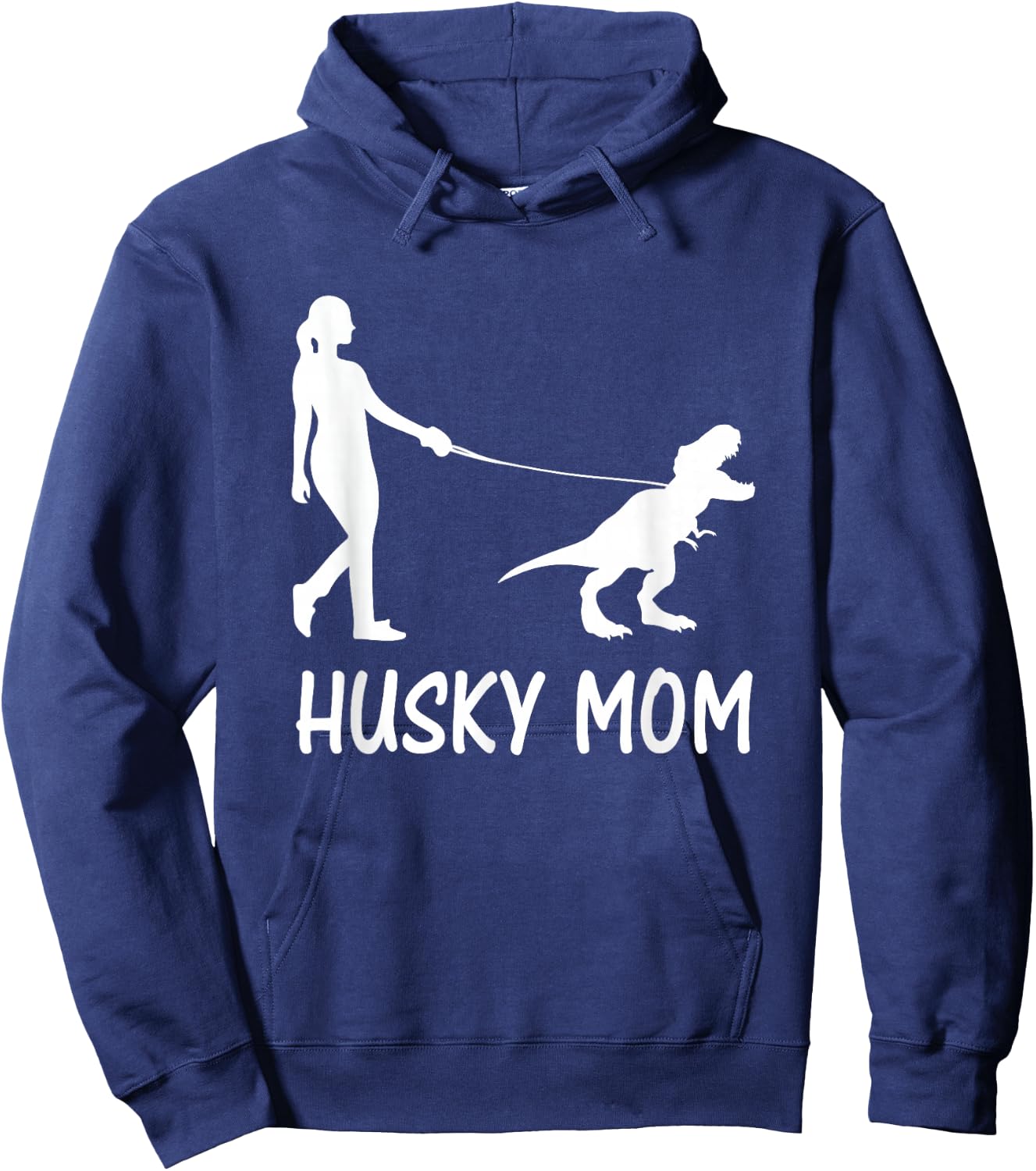 Husky Mom Siberian Husky Mama Dog Dinosaur Women Mother Hoodie - Hoodie | Navy