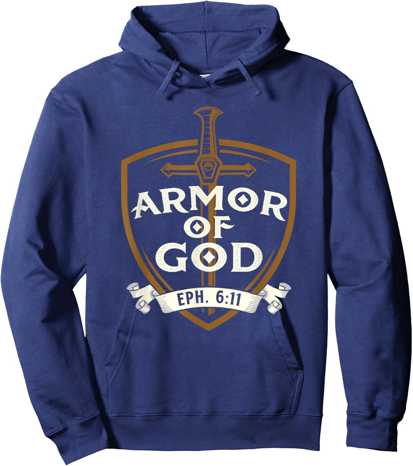 Armor Of God - Jesus Christ Believer Bible Christian Faith Hoodie - Hoodie | Navy