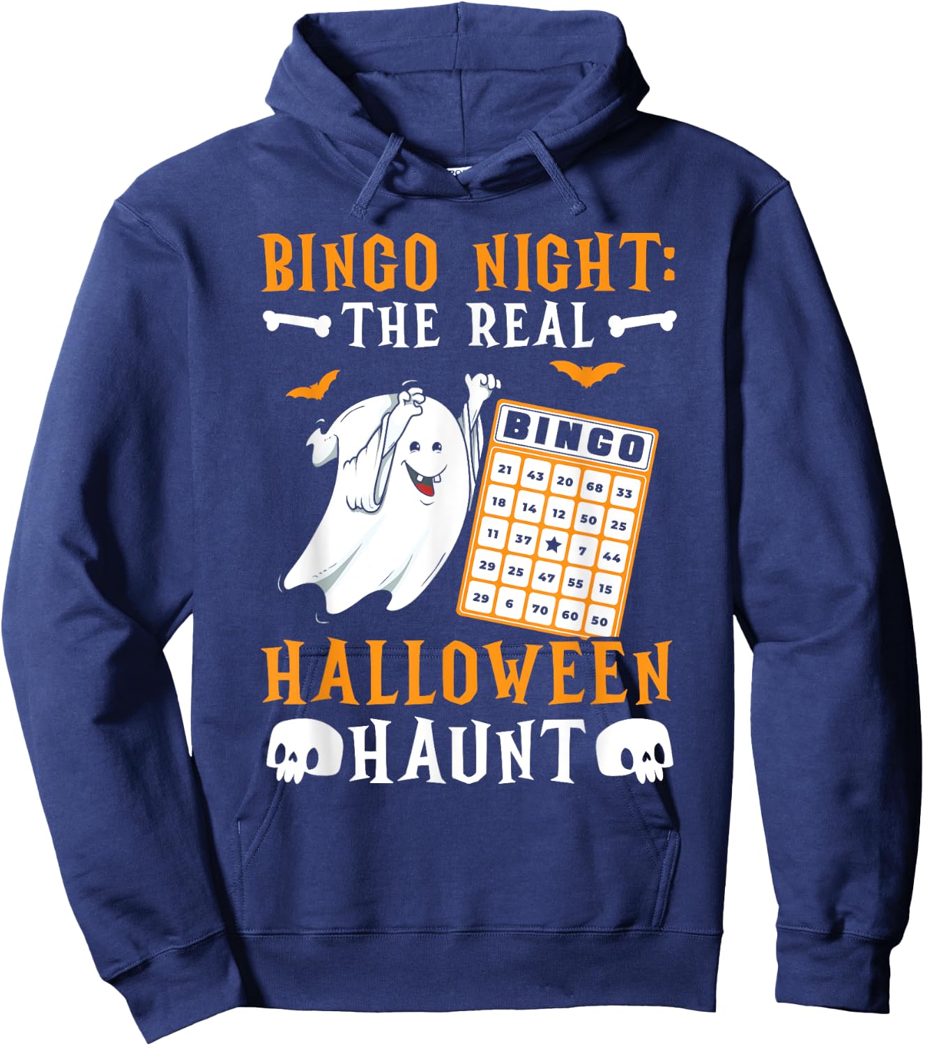 Bingo Halloween Trick Or Treat Bingo Player Bingo Caller Hoodie - Hoodie | Navy