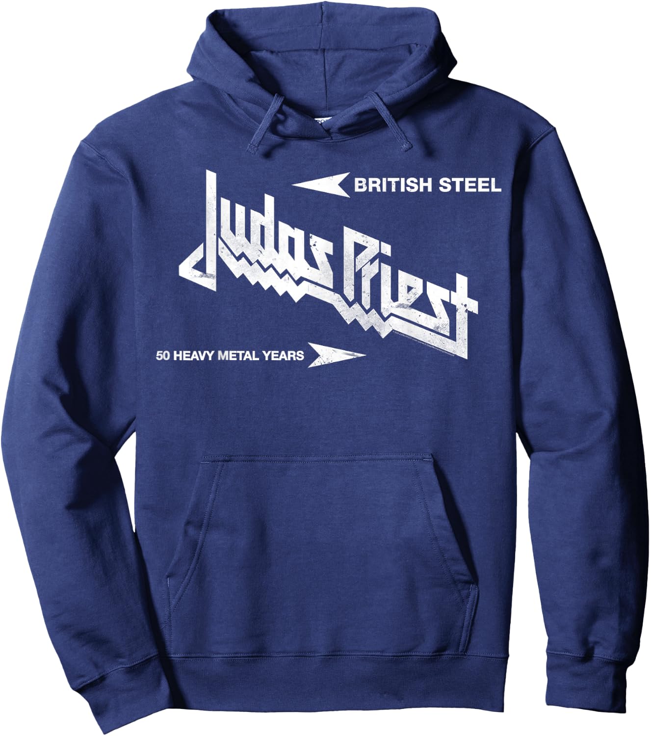 Judas Priest - British Steel Hoodie - Hoodie | Navy