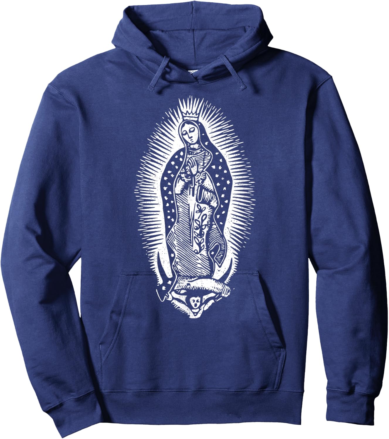 Our Lady of Guadalupe Virgin Mary Mother of Jesus Hoodie - Hoodie | Navy