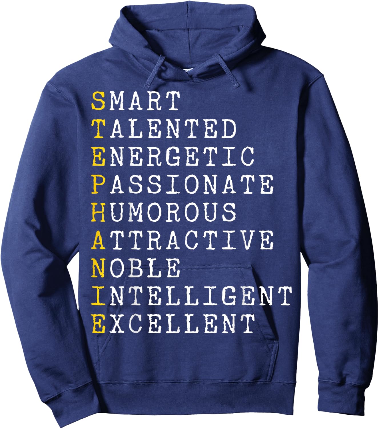 Stephanie Personalized, Stephanie Name, Girl Woman Stephanie Hoodie - Hoodie | Navy