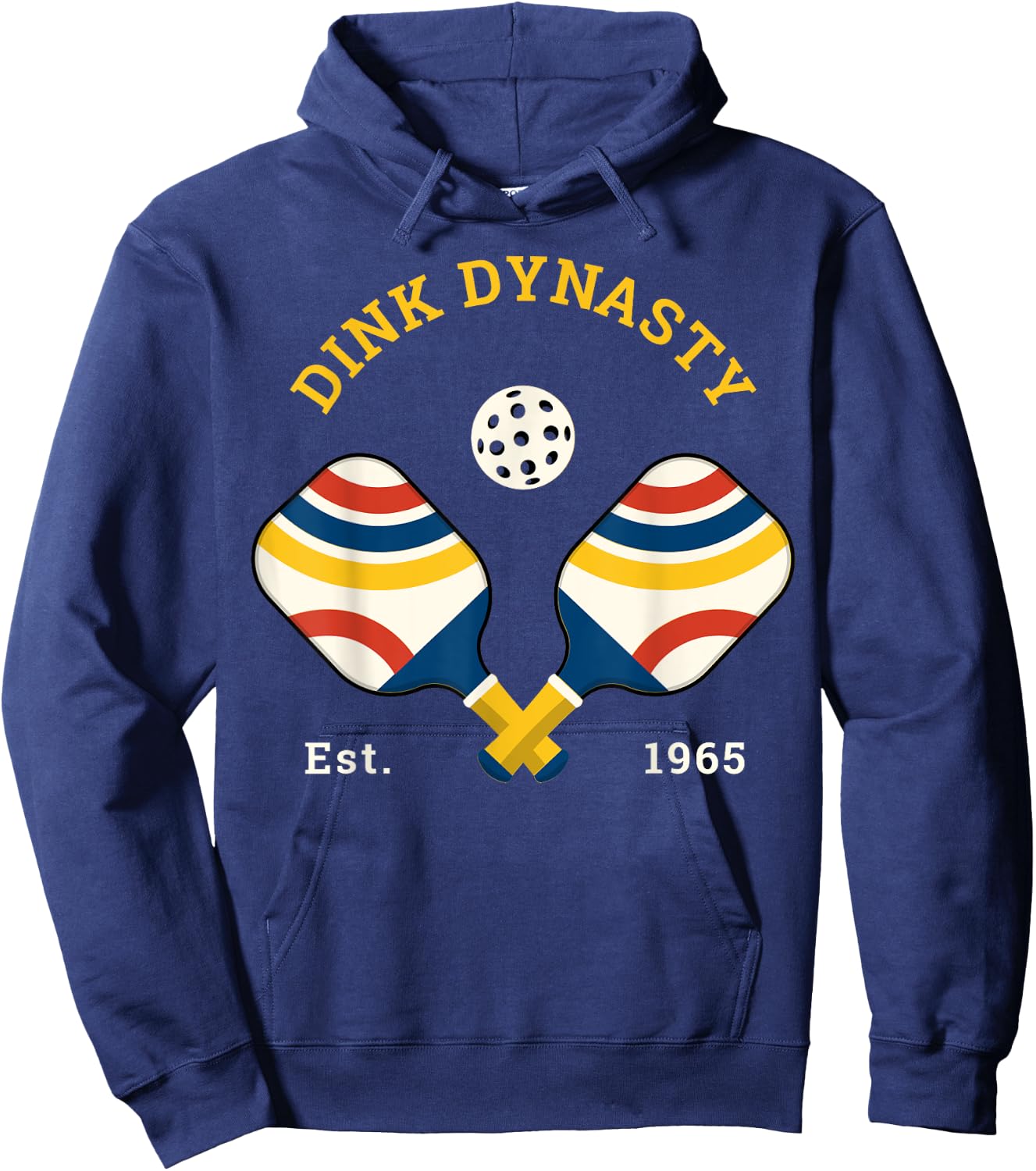 Funny Dink Pickleball Gifts and Dink Dynasty Hoodie - Hoodie | Navy