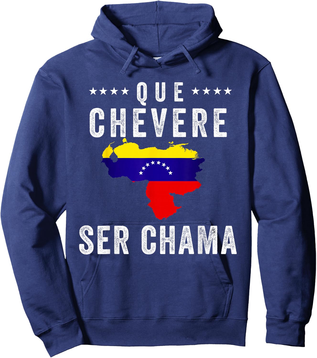 Venezuela Flag Pride Bandera Venezolana Camiseta Chama Mujer Hoodie - Hoodie | Navy