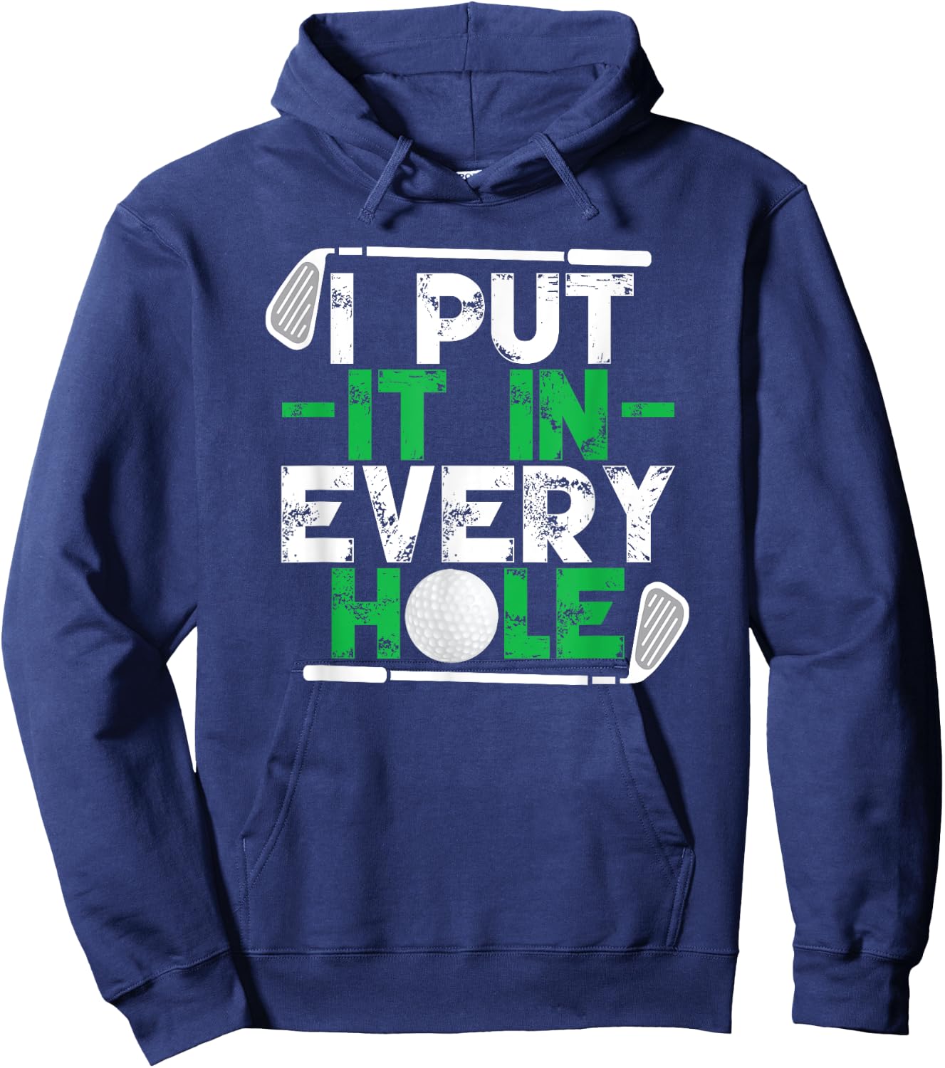 Golf Player Men Funny Golfing Golfer Hoodie - Hoodie | Navy