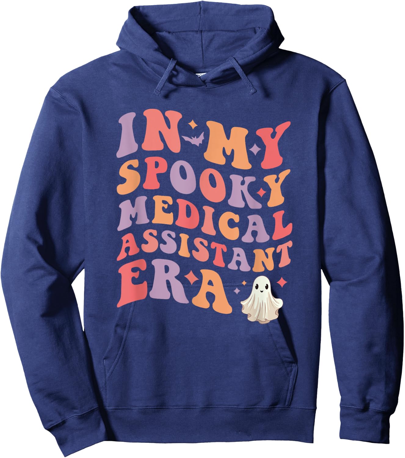 In My Spooky Medical Assistant Era Halloween Funny Hoodie - Hoodie | Navy