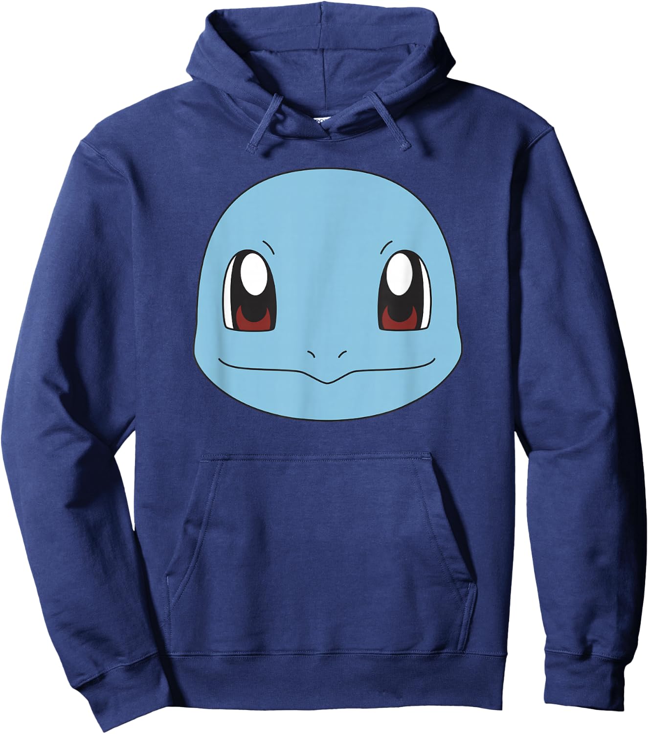 Pokémon Squirtle Cute Tiny Turtle Big Face Hoodie - Hoodie | Navy