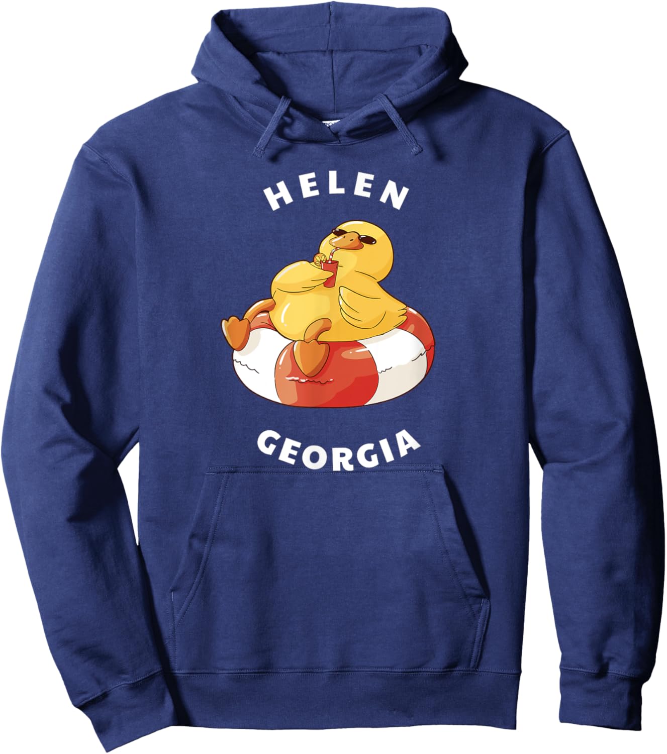 Helen Georgia Chattahoochee River Tubing GA Vacation Hoodie - Hoodie | Navy
