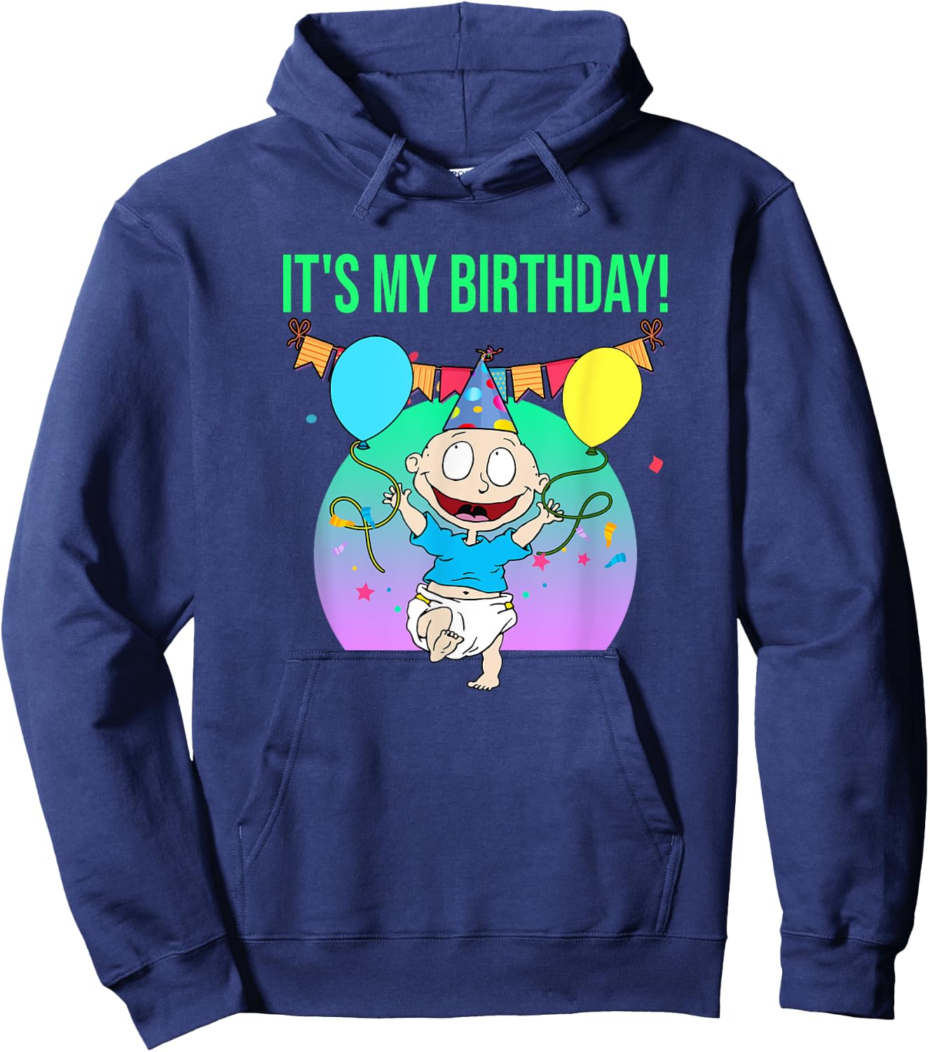 Mademark x Rugrats - It's My Birthday - Tommy Pickles Hoodie - Hoodie | Navy