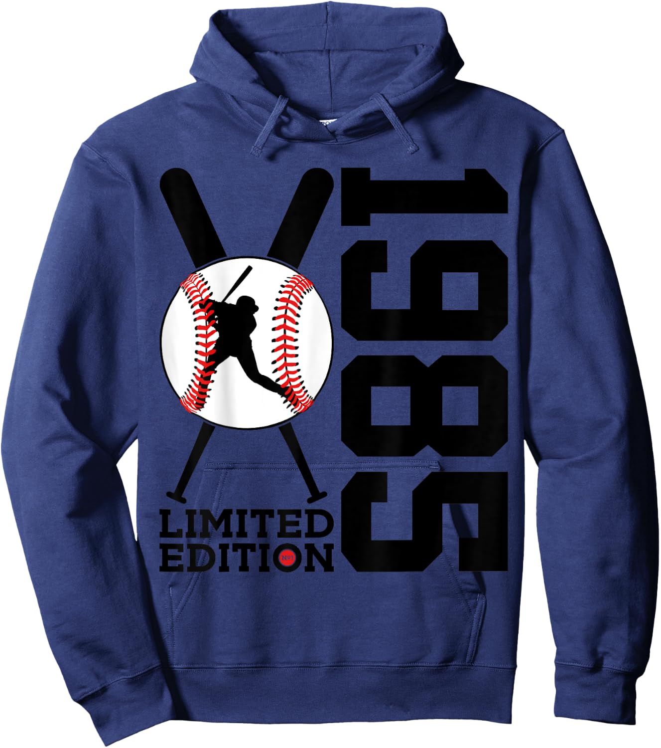 40th BIRTHDAY BASEBALL LIMITED EDITION 1985 Hoodie - Hoodie | Navy
