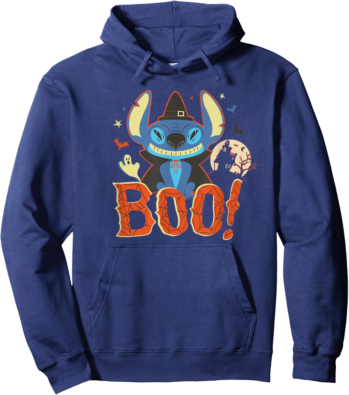 Disney Lilo & Stitch Halloween Stitch Costume Boo! Hoodie - Hoodie | Navy