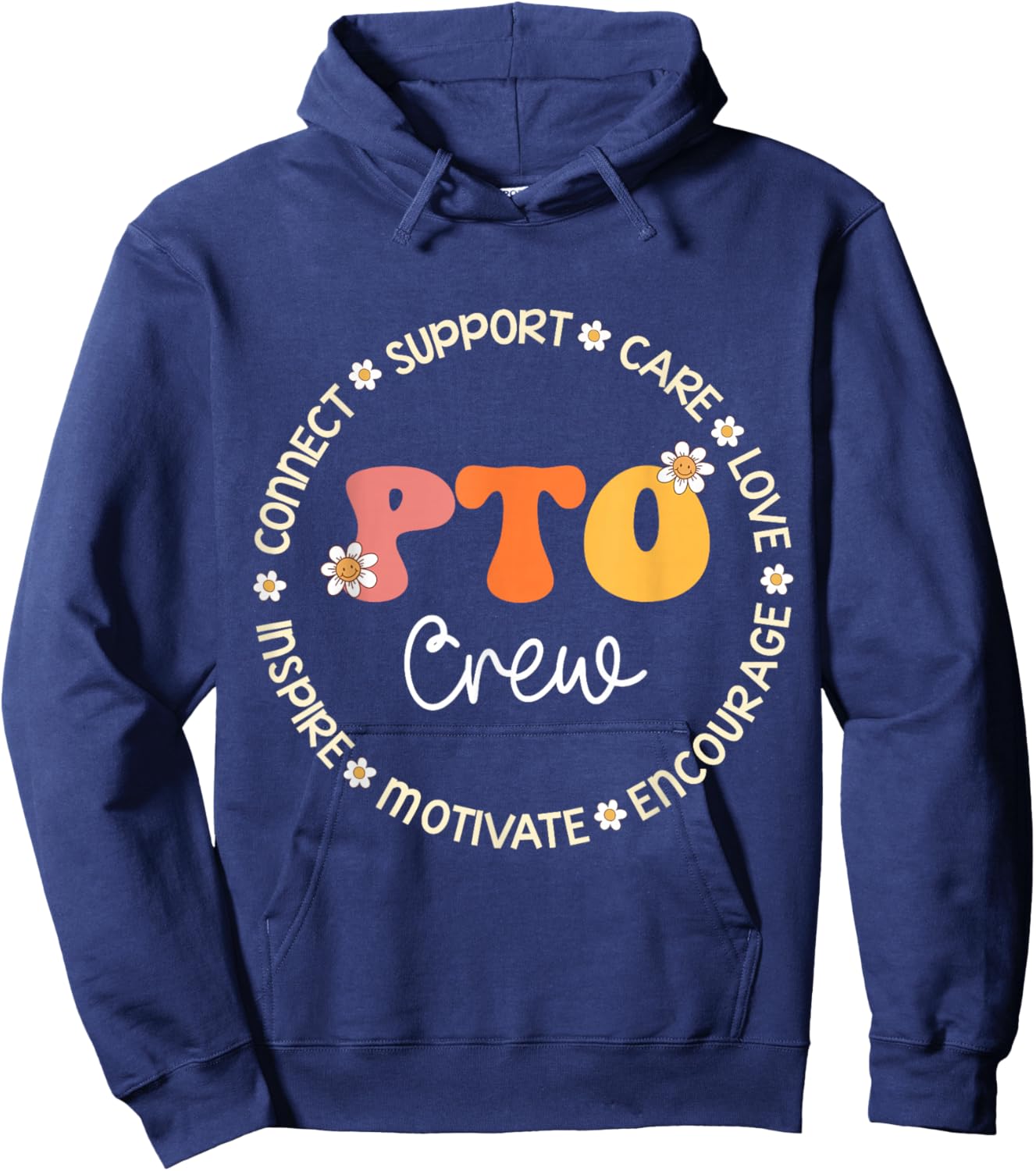 PTO Crew Appreciation Week Back to School Hoodie - Hoodie | Navy
