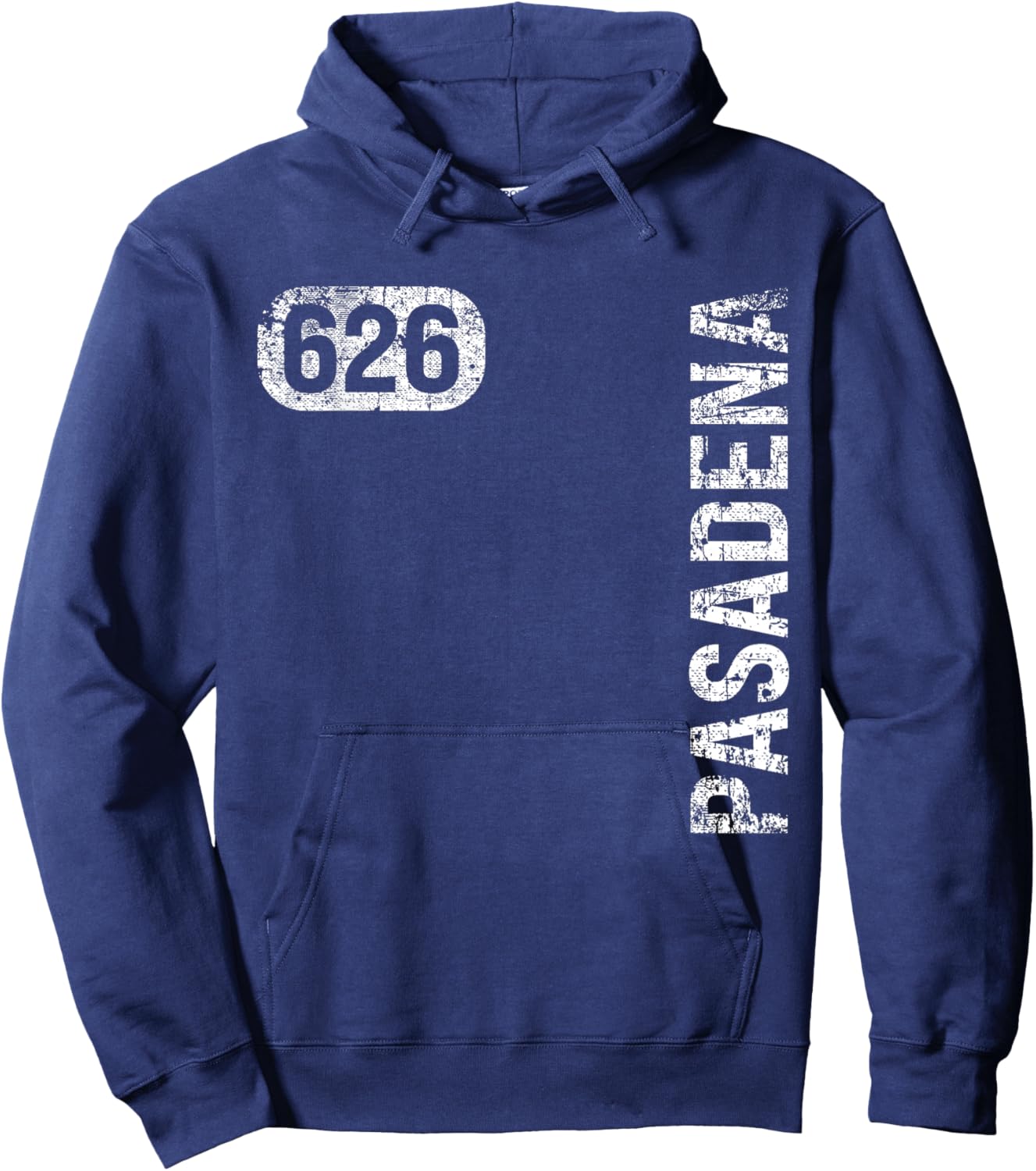 Pasadena California 626 Area Code Vintage Retro Hoodie - Hoodie | Navy