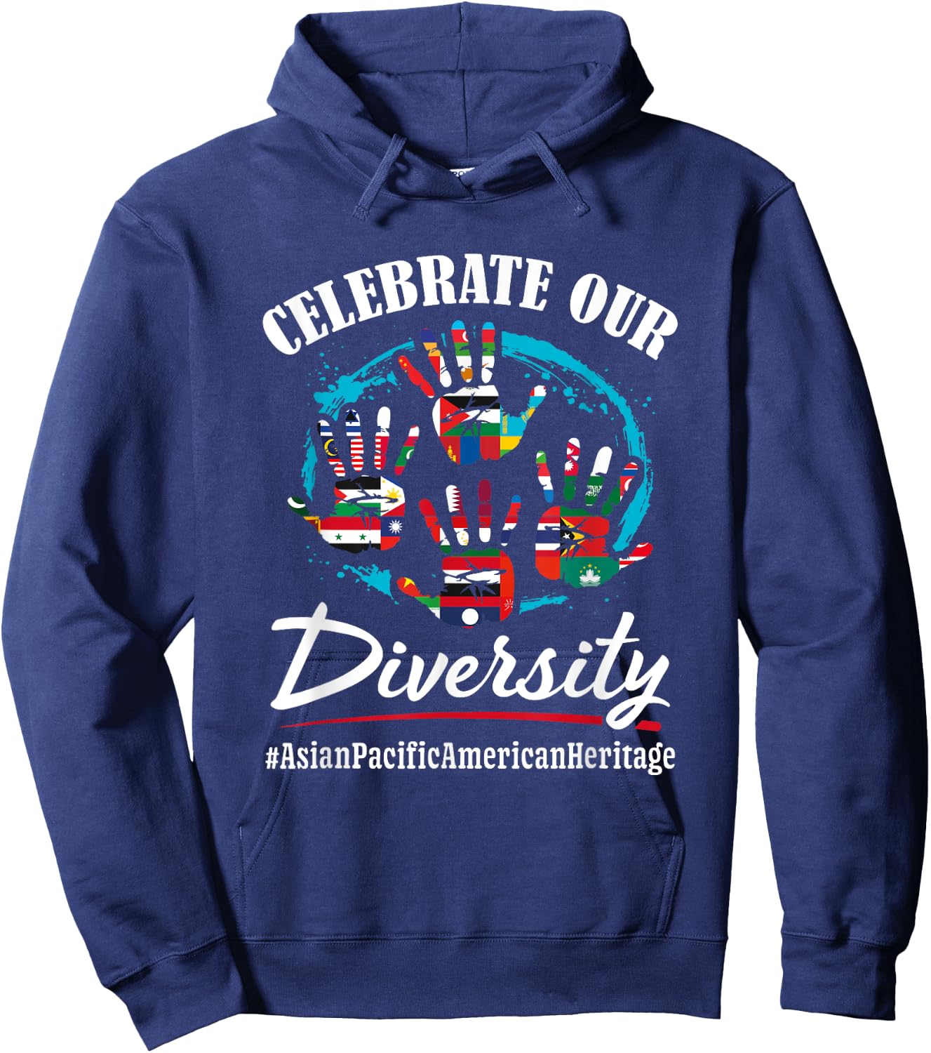 Diversity Asian American Pacific Islander Heritage Month Hoodie - Hoodie | Navy