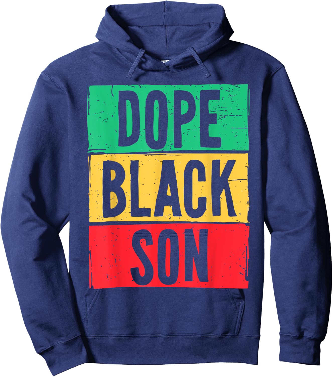 Dope Black Son Juneteenth History Month Matching Hoodie - Hoodie | Navy
