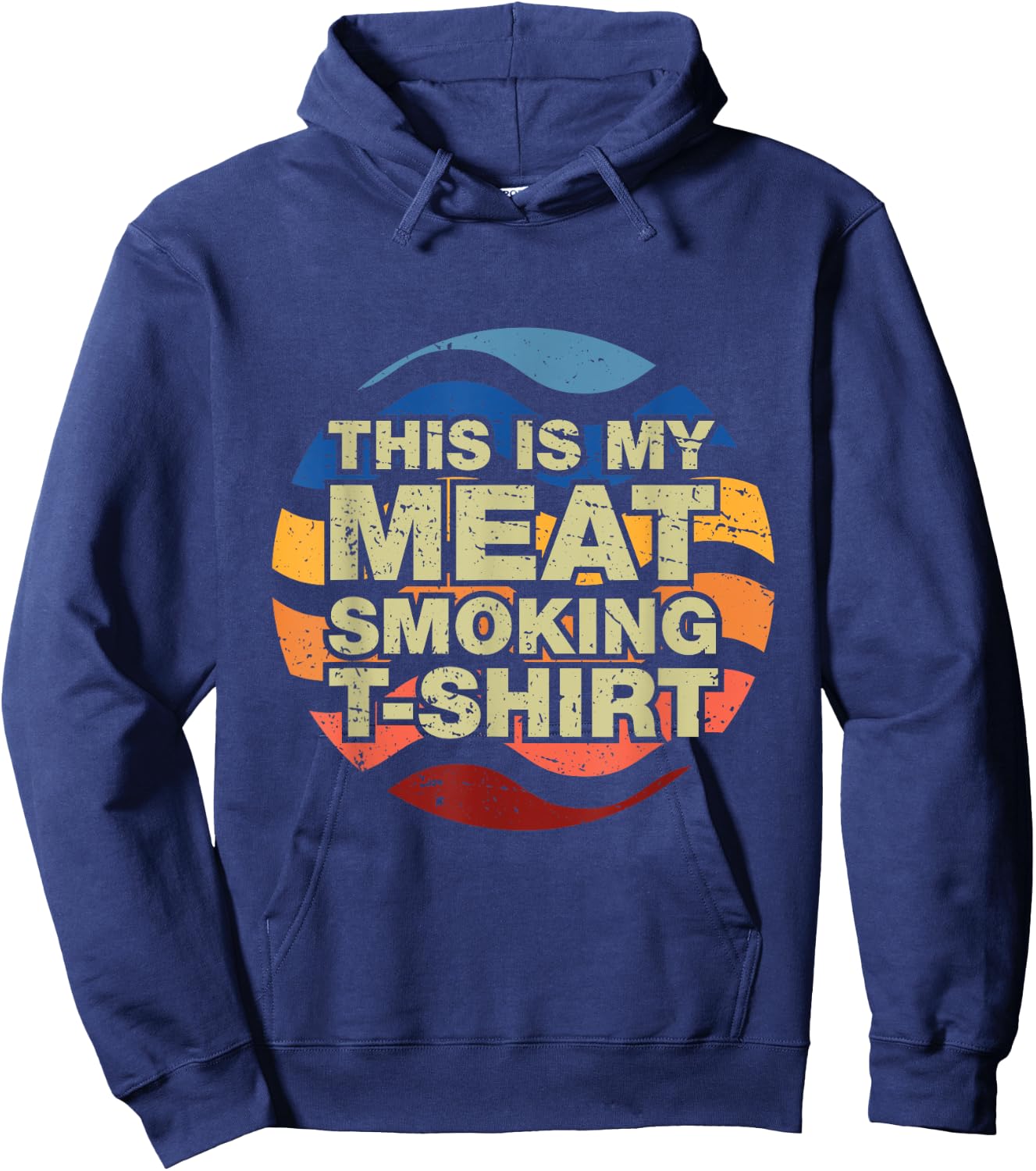 BBQ Grill Retro, Smoker Accessories Gifts Barbecue Hoodie - Hoodie | Navy