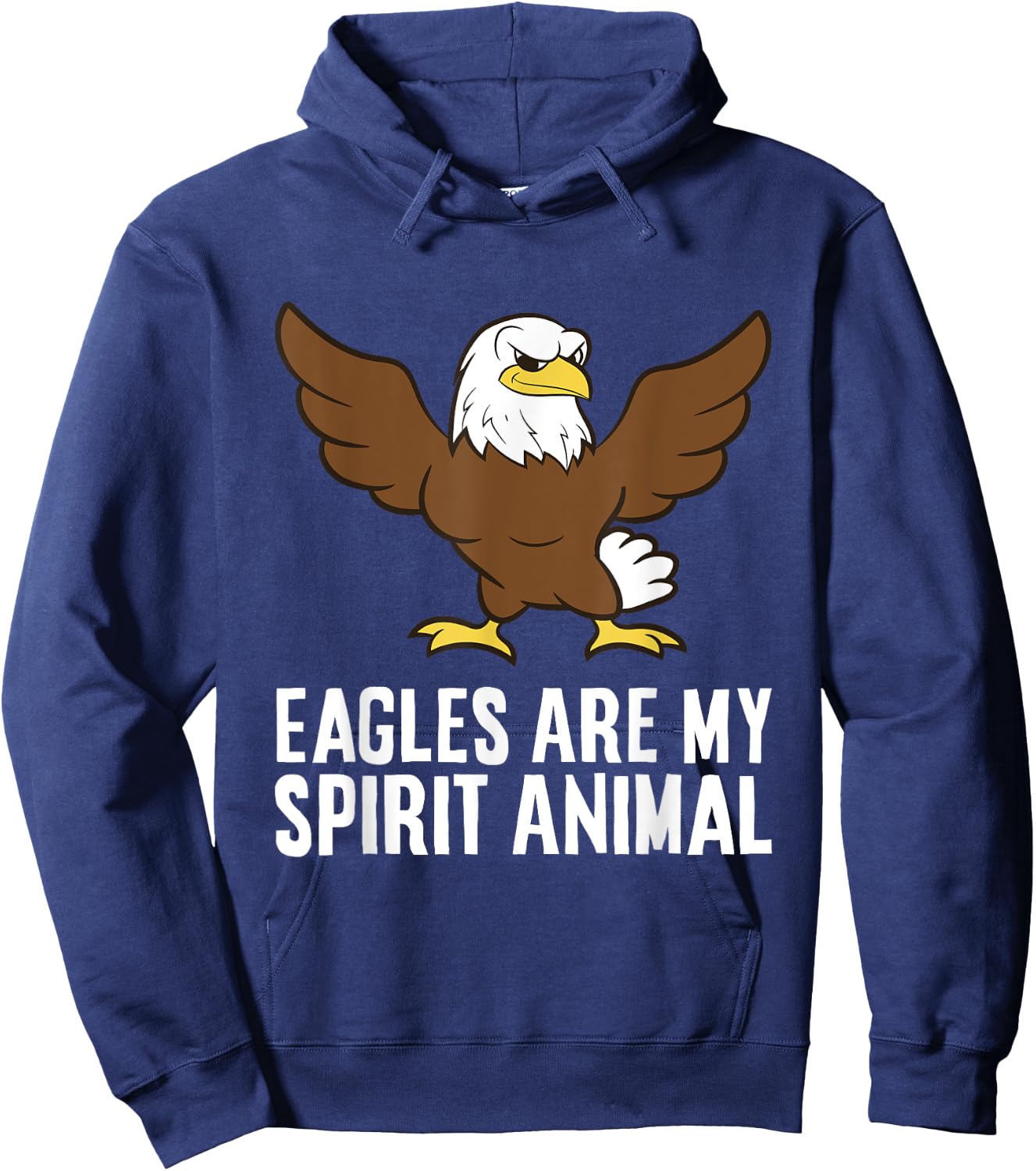 Eagles Are My Spirit Animal Bird Of Prey Funny Eagle Lover Hoodie - Hoodie | Navy
