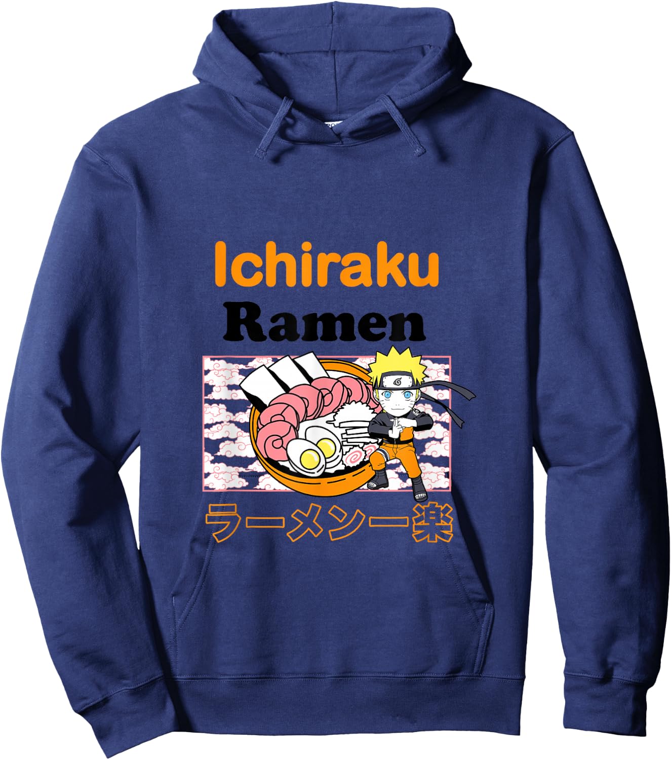 Naruto Shippuden Ichiraku Ramen Classic Hoodie - Hoodie | Navy