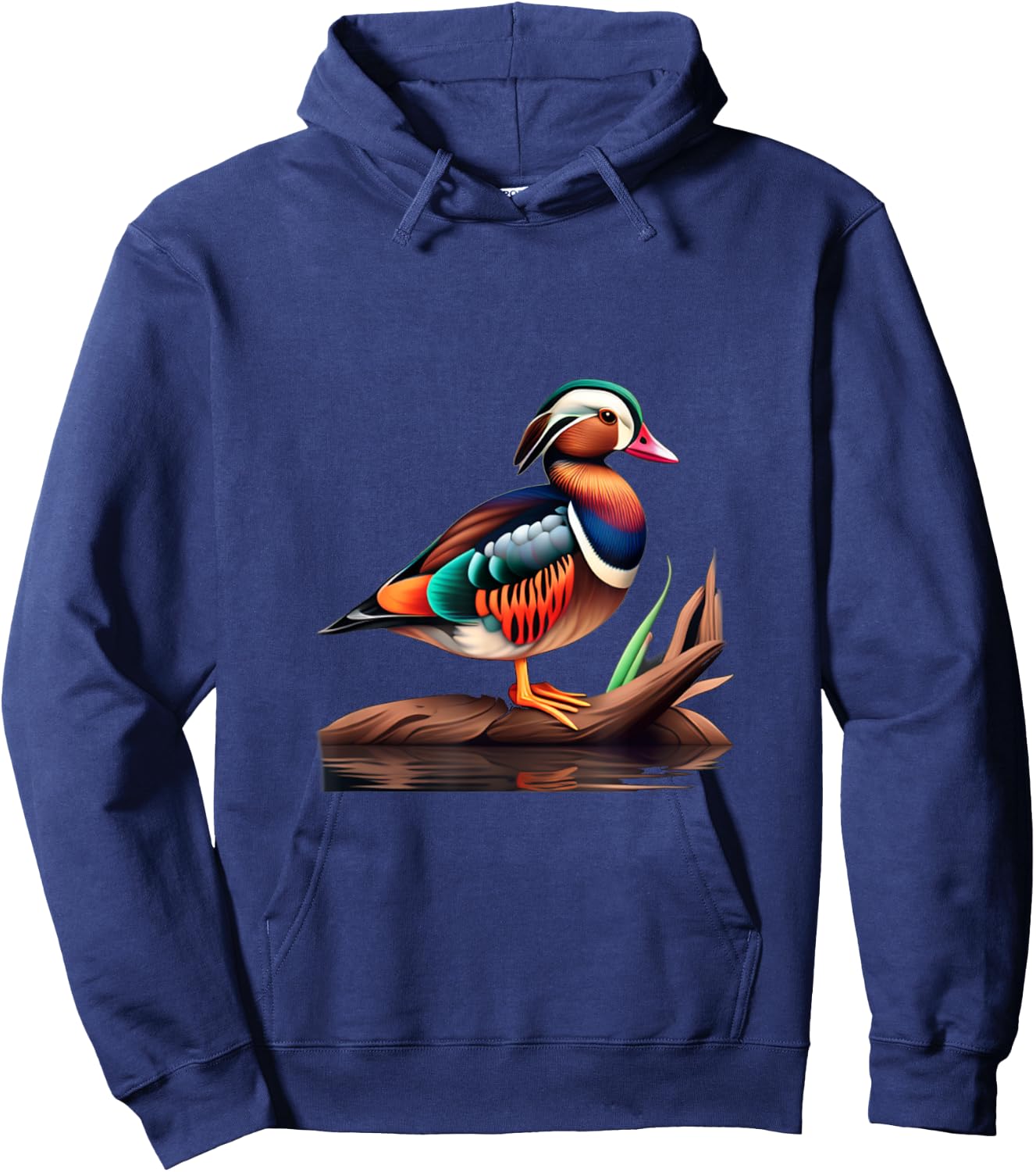 Cool looking mandarin Duck Hoodie - Hoodie | Navy