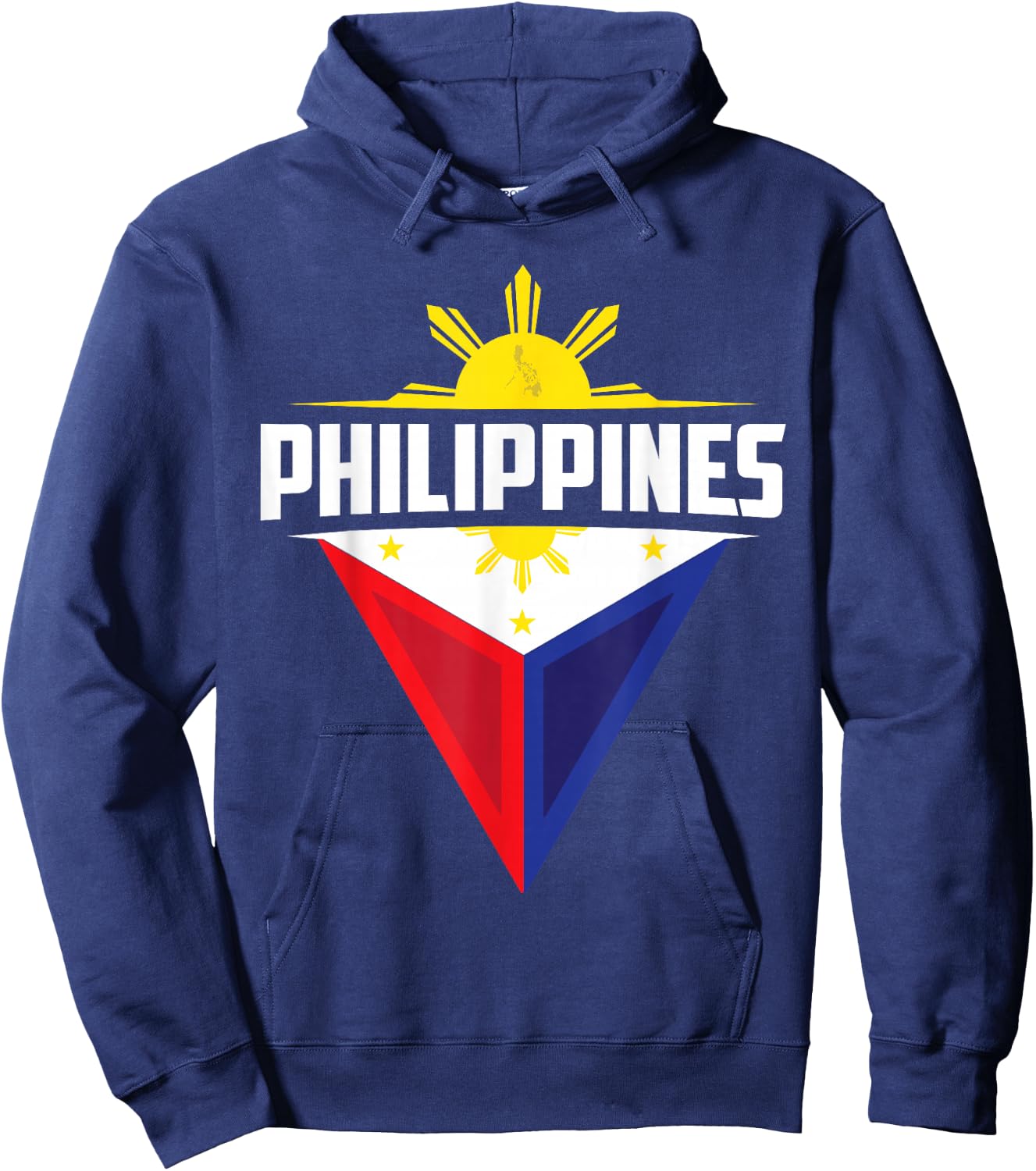 Mabuhay Philippine Flag Filipino Heritage Pinoy Pinay Hoodie - Hoodie | Navy