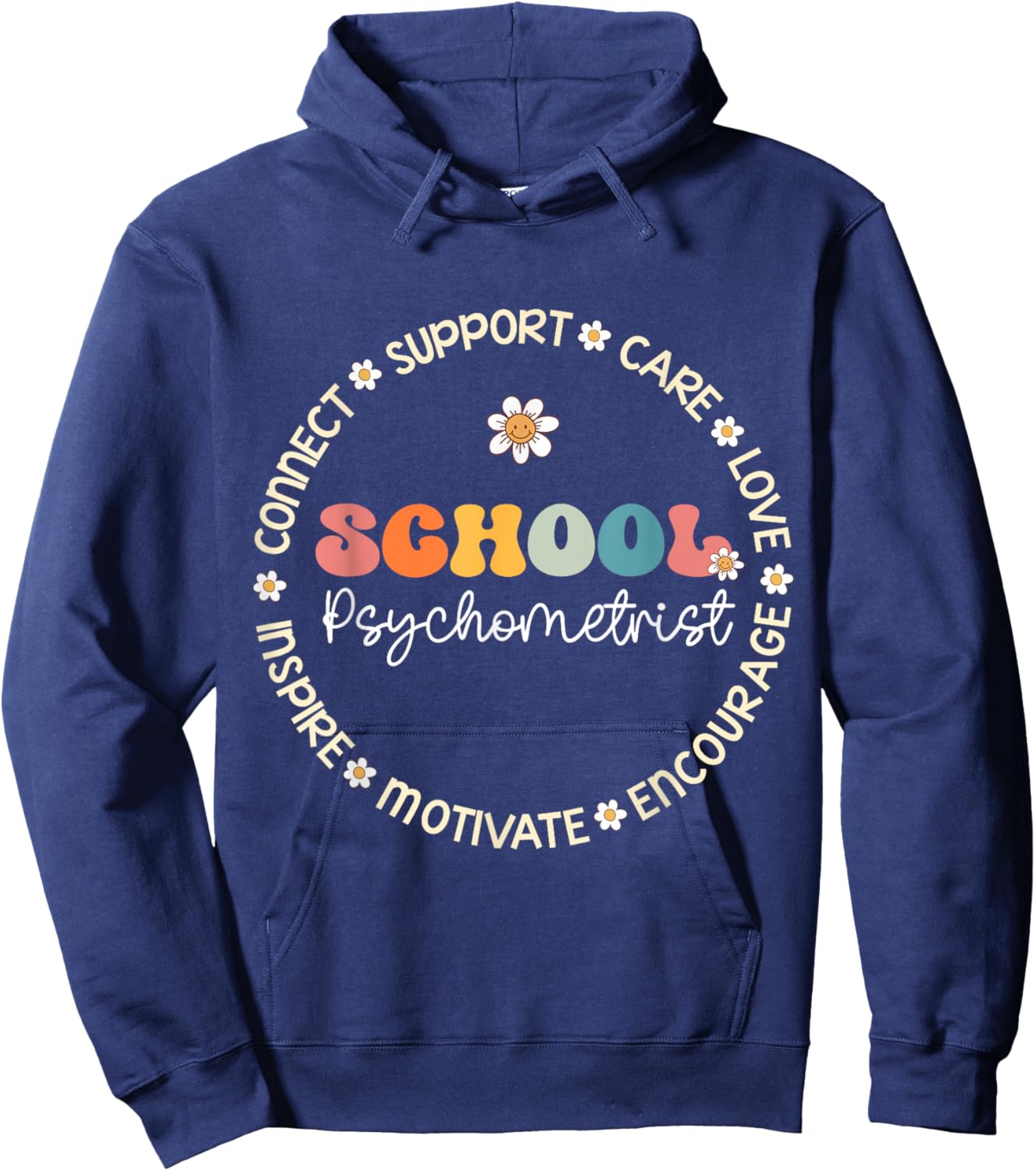 School Psychometrist Appreciation Week Back to School Hoodie - Hoodie | Navy
